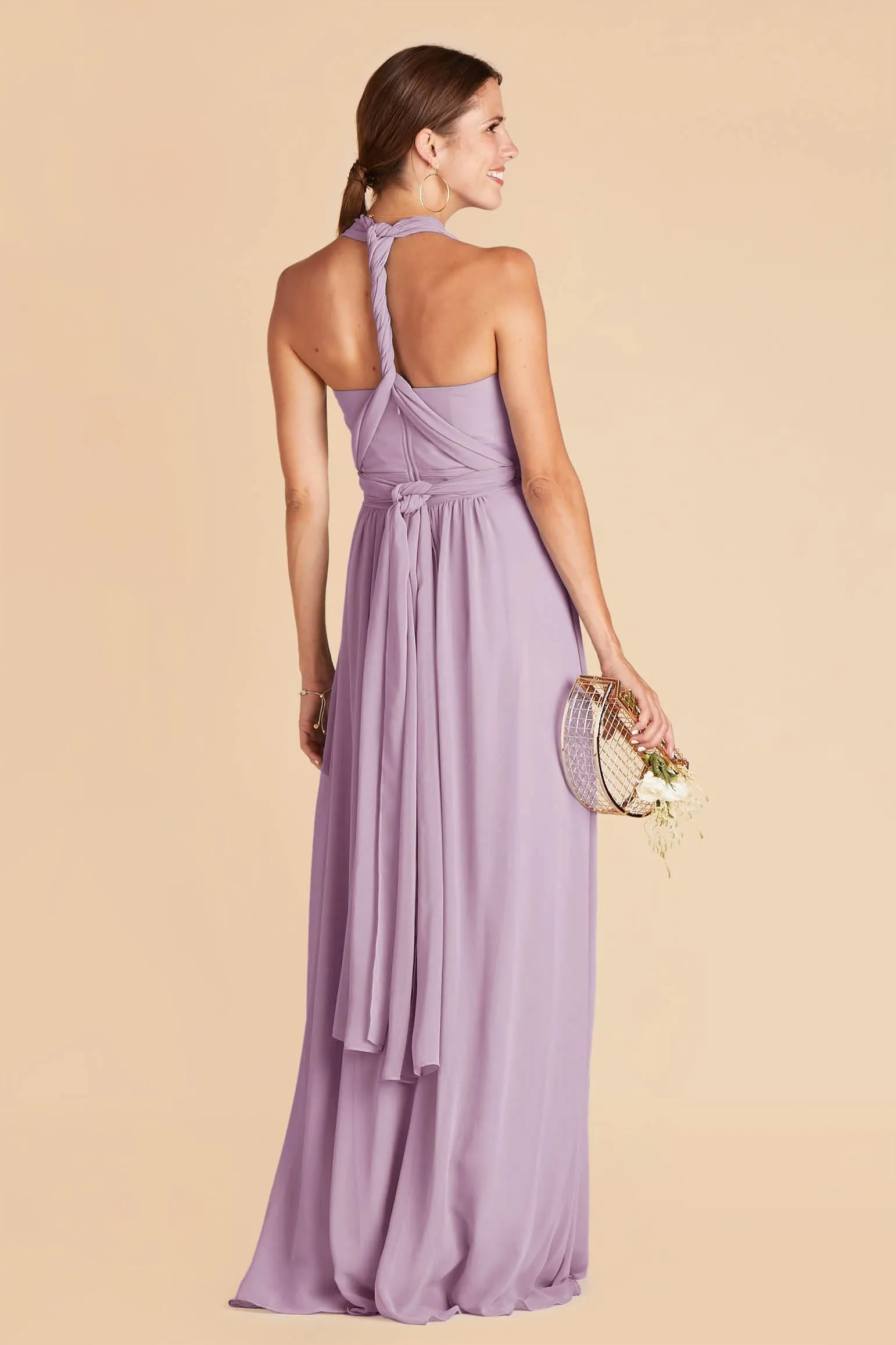 Grace Chiffon Dress - Lavender sold by Birdy Grey product image thumbnail 4