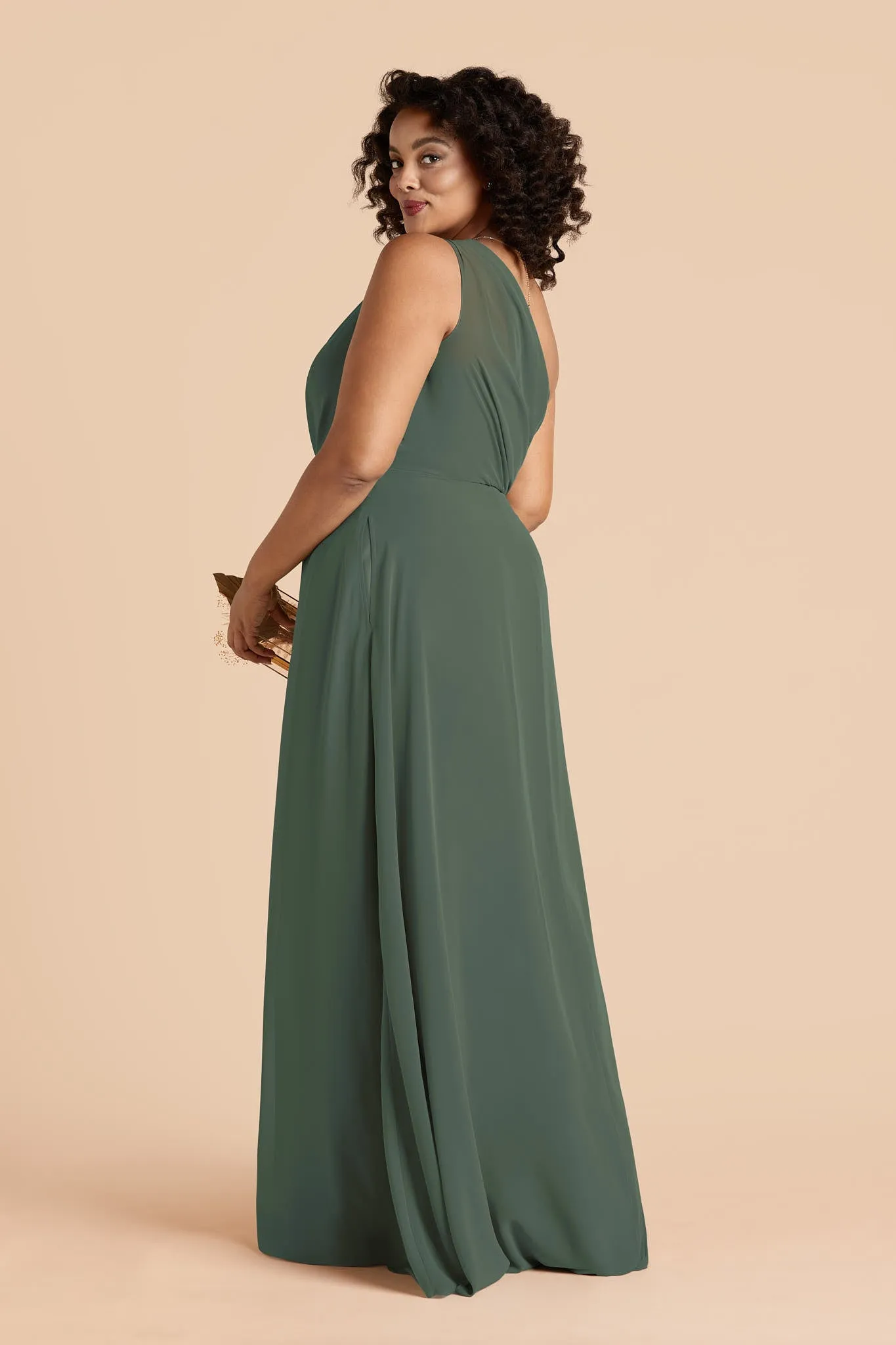 Kira Chiffon Dress - Eucalyptus sold by Birdy Grey product image thumbnail 5