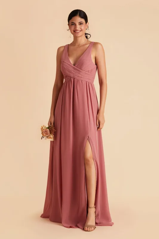 Laurie Chiffon Dress - Mulberry sold by Birdy Grey