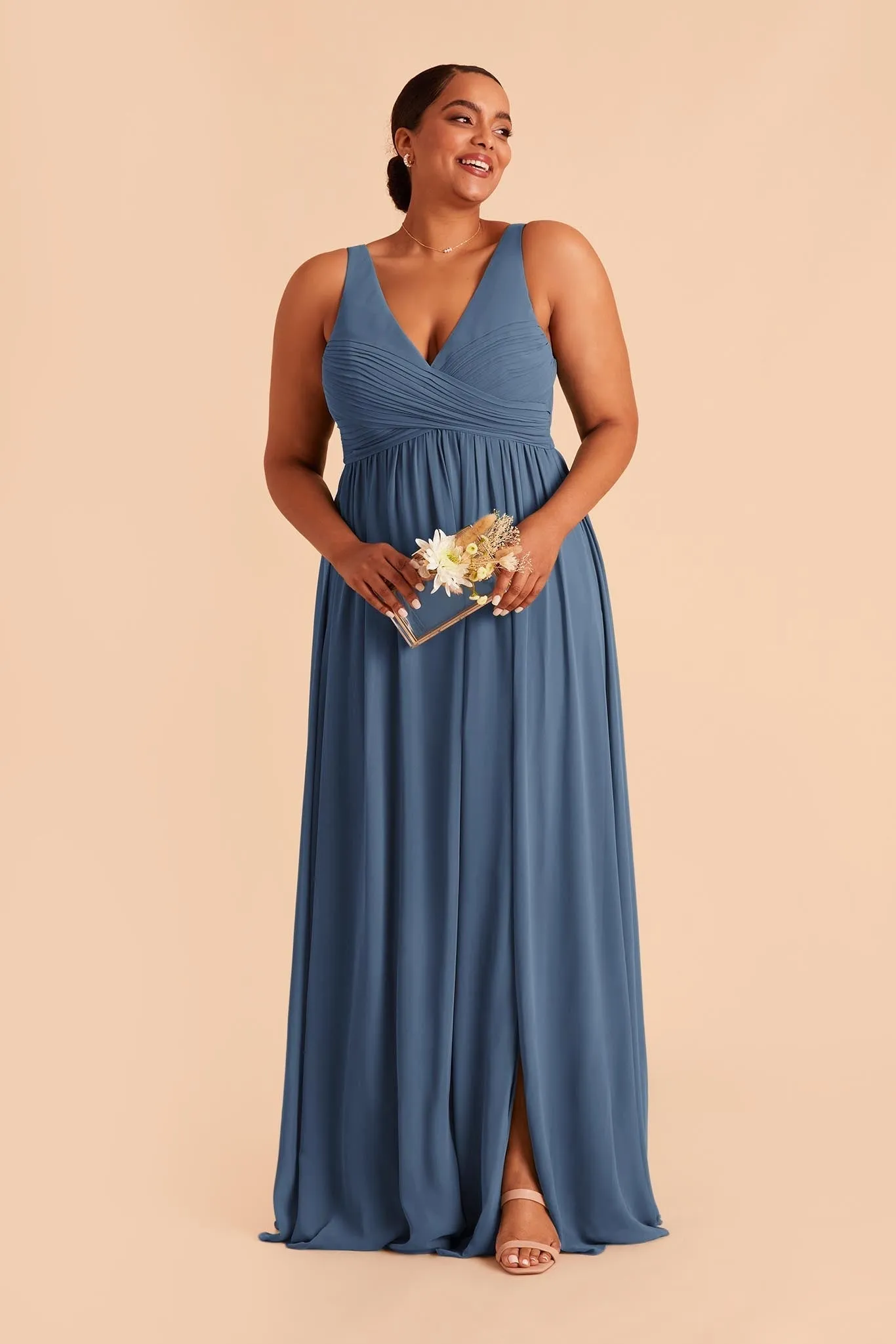 Laurie Chiffon Dress - Twilight sold by Birdy Grey