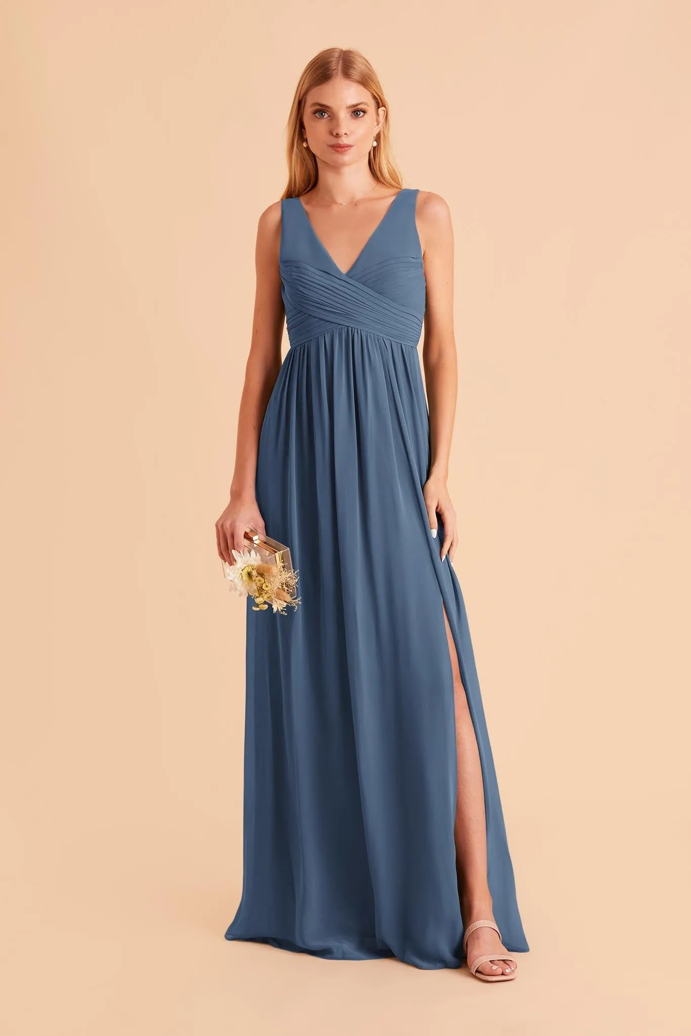 Laurie Chiffon Dress - Twilight sold by Birdy Grey product image thumbnail 5