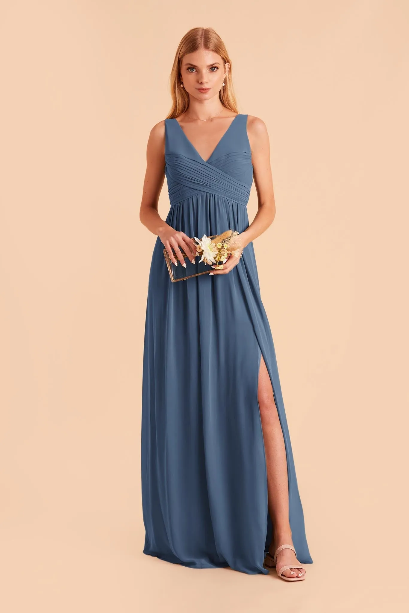 Laurie Chiffon Dress - Twilight sold by Birdy Grey product image thumbnail 3