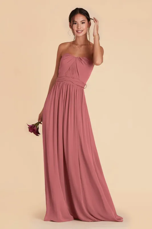 Grace Chiffon Dress - Mulberry sold by Birdy Grey