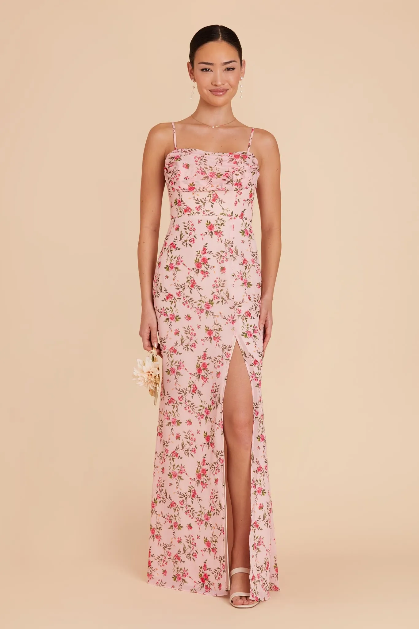 Mira Chiffon Dress - Wild Rose Garden sold by Birdy Grey product image thumbnail 3