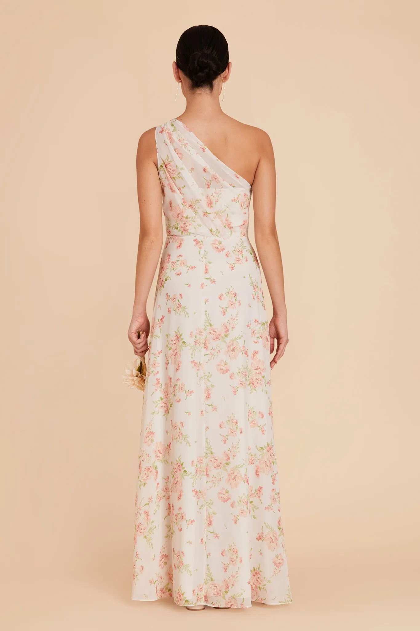 Kira Chiffon Dress With Slit - Whimsical Blooms sold by Birdy Grey product image thumbnail 5