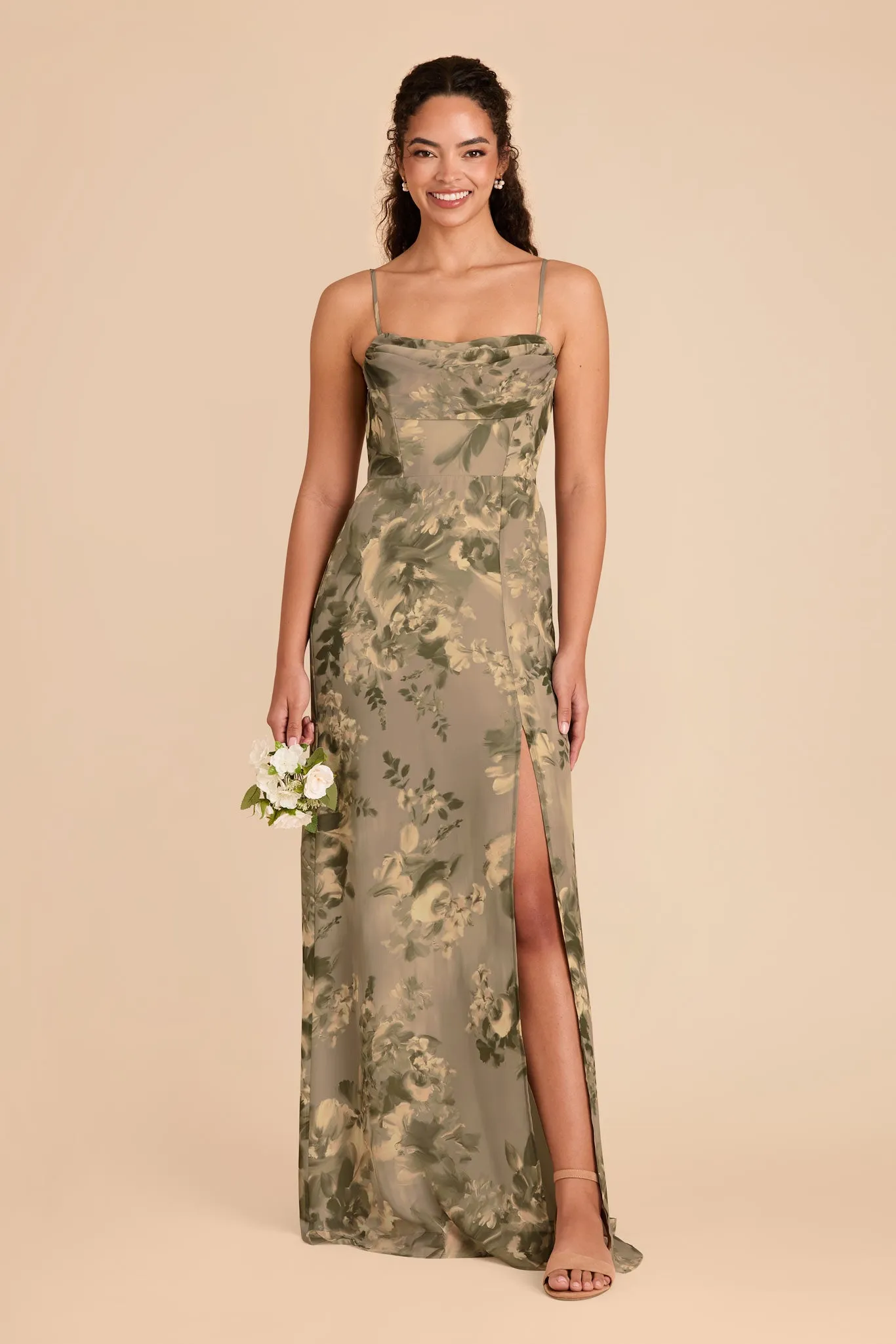 Mira Chiffon Dress - Doe Painted Botanics sold by Birdy Grey product image thumbnail 2