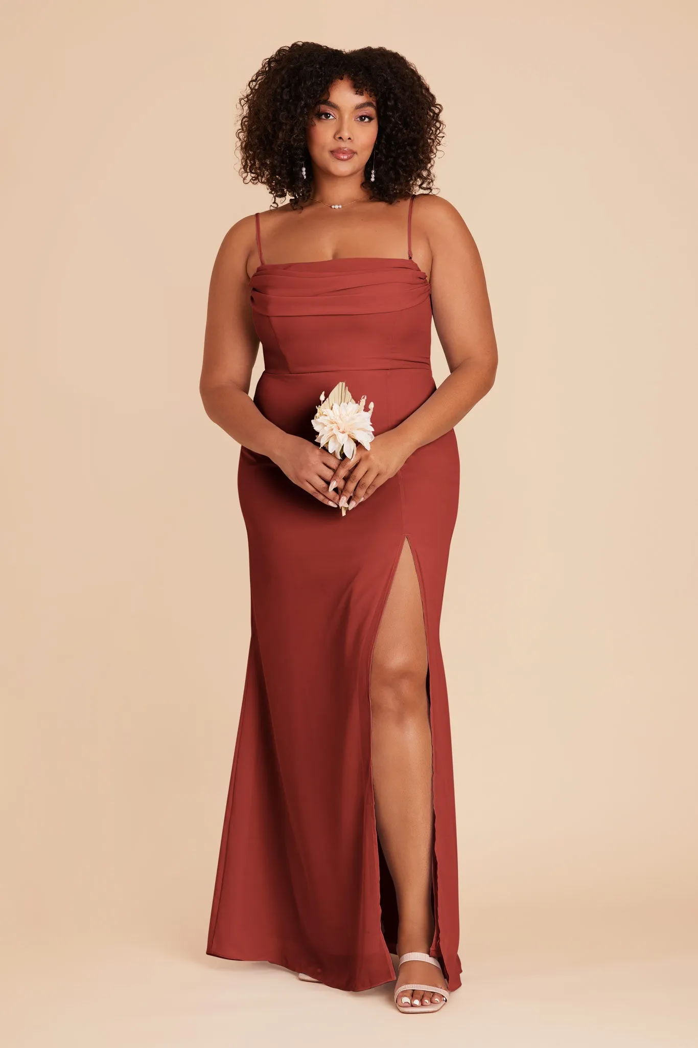 Mira Chiffon Dress - Spice sold by Birdy Grey product image thumbnail 2