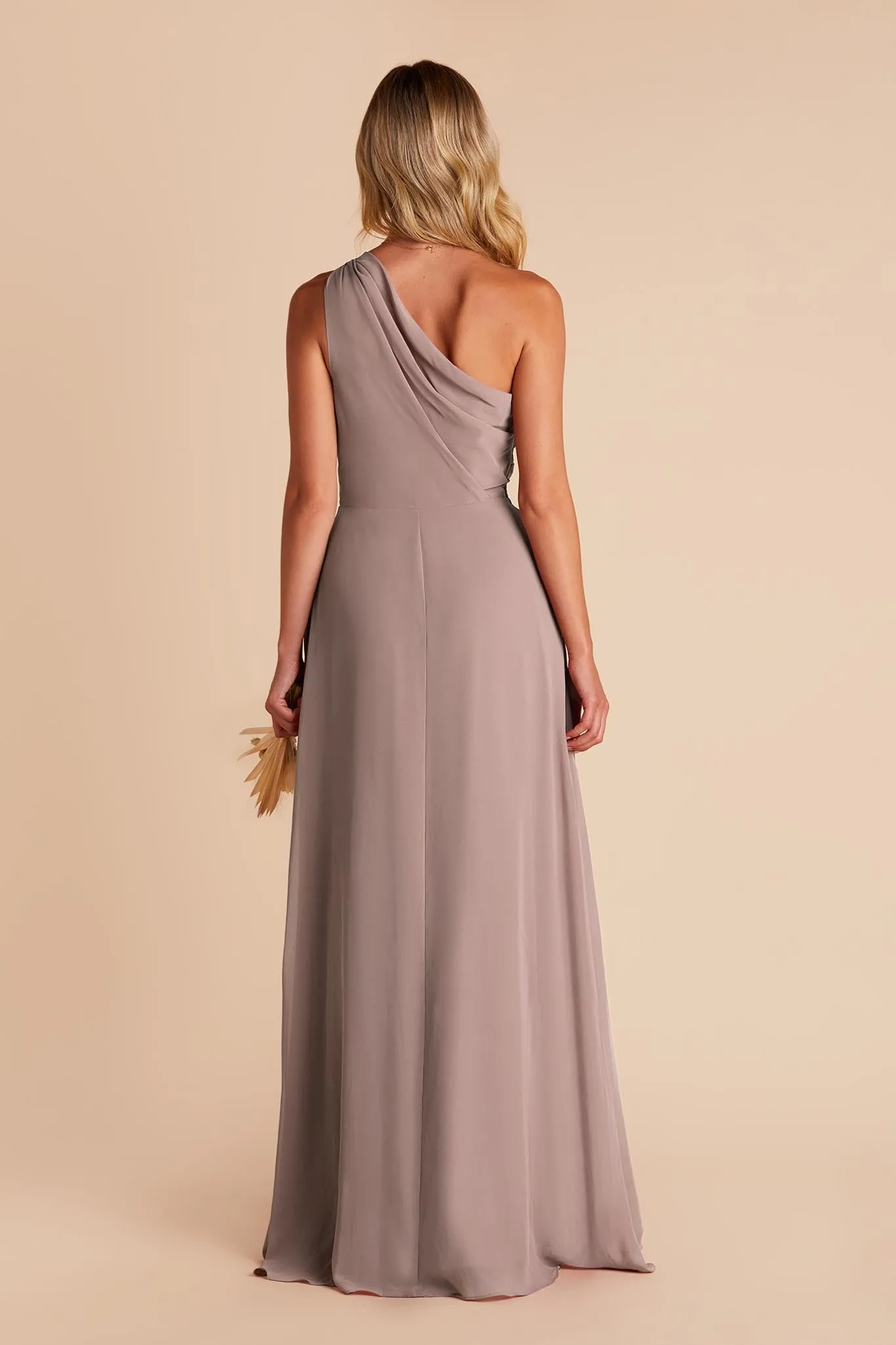 Kira Chiffon Dress With Slit - Toffee sold by Birdy Grey product image thumbnail 5