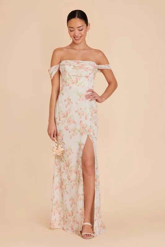 Mira Chiffon Dress - Whimsical Blooms sold by Birdy Grey