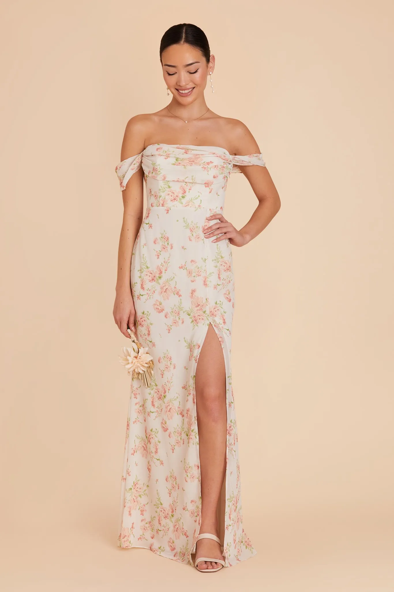 Mira Chiffon Dress - Whimsical Blooms sold by Birdy Grey