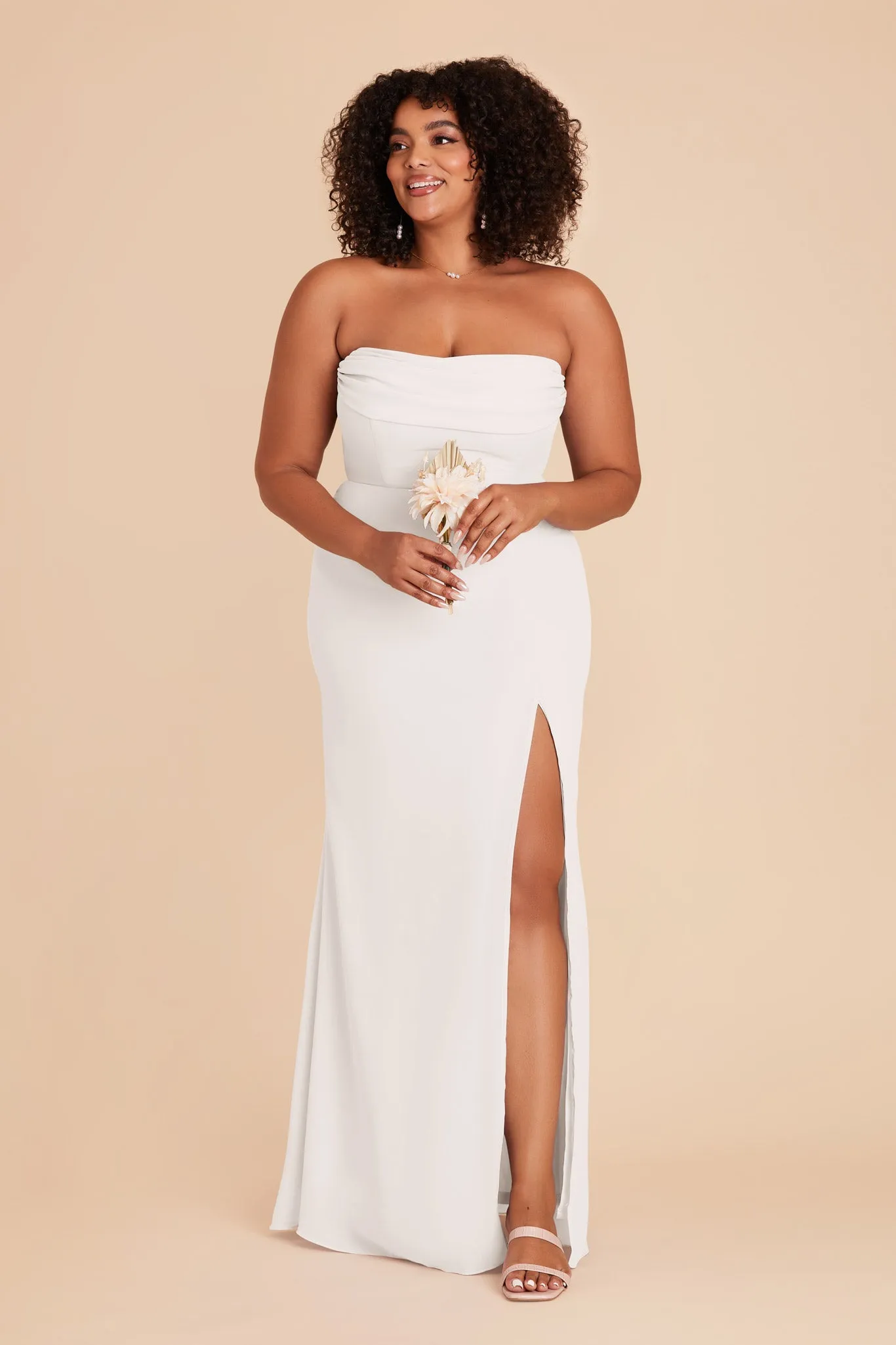 Mira Chiffon Dress - White sold by Birdy Grey product image thumbnail 2