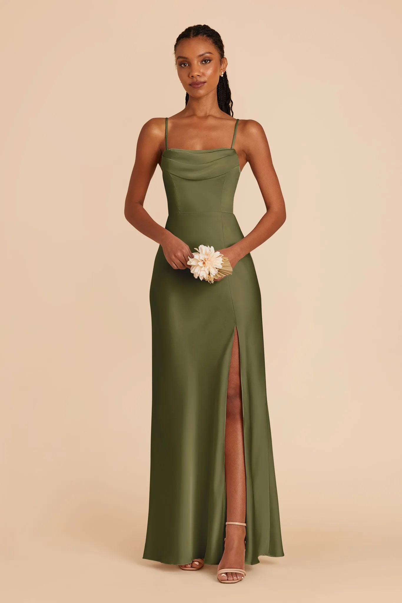 Mia Matte Satin Dress - Martini sold by Birdy Grey product image thumbnail 5