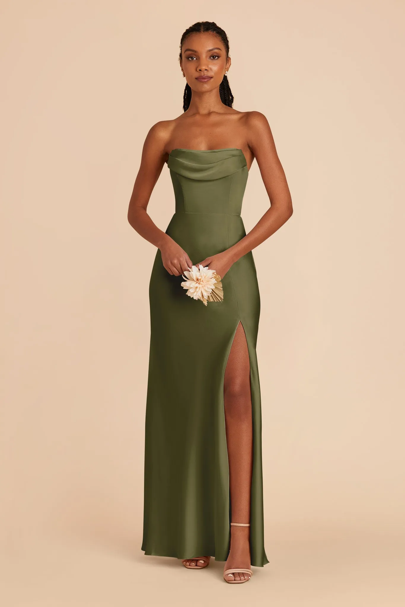 Mia Matte Satin Dress - Martini sold by Birdy Grey product image thumbnail 4