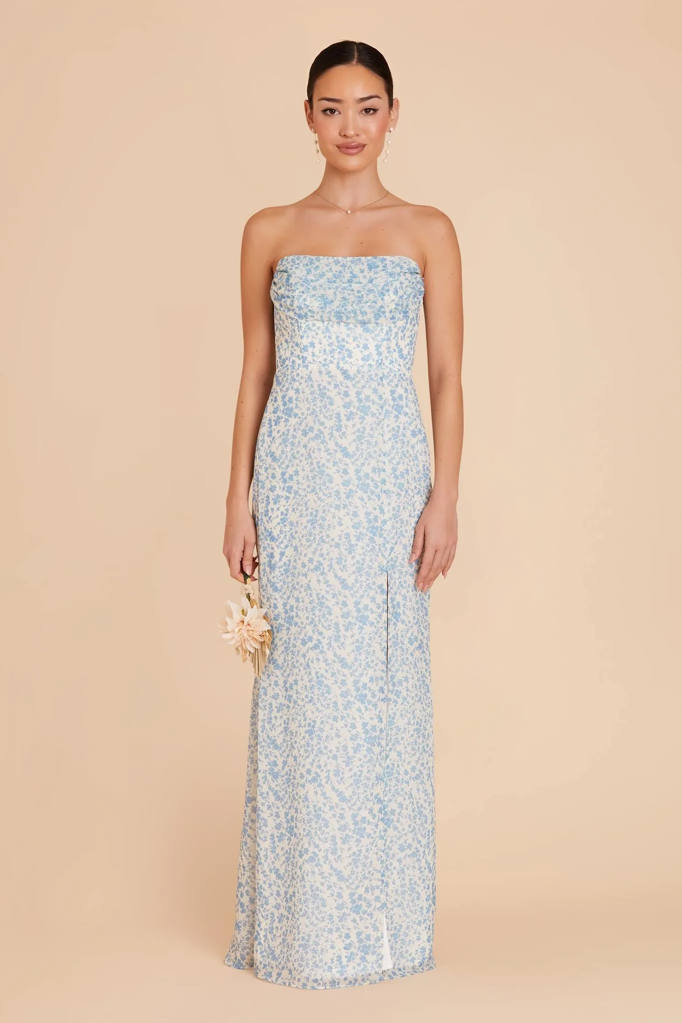 Mira Chiffon Dress - Blue Dreamy Ditsy sold by Birdy Grey product image thumbnail 2