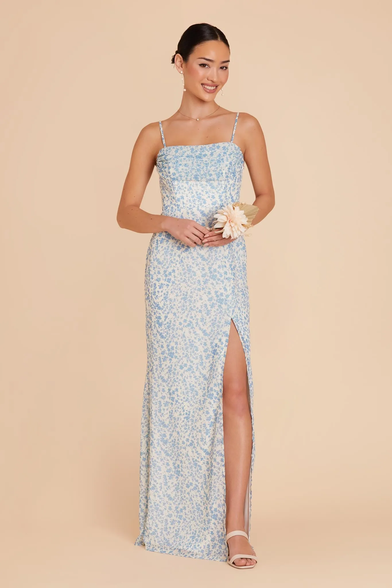 Mira Chiffon Dress - Blue Dreamy Ditsy sold by Birdy Grey product image thumbnail 5