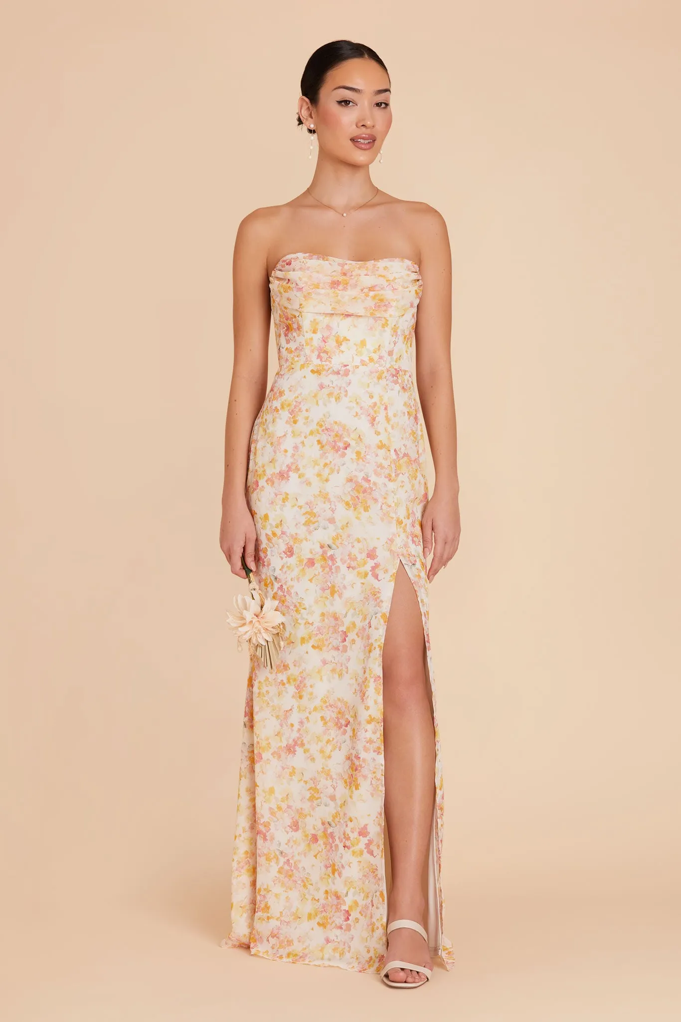 Mira Chiffon Dress - Pressed Floral sold by Birdy Grey product image thumbnail 3