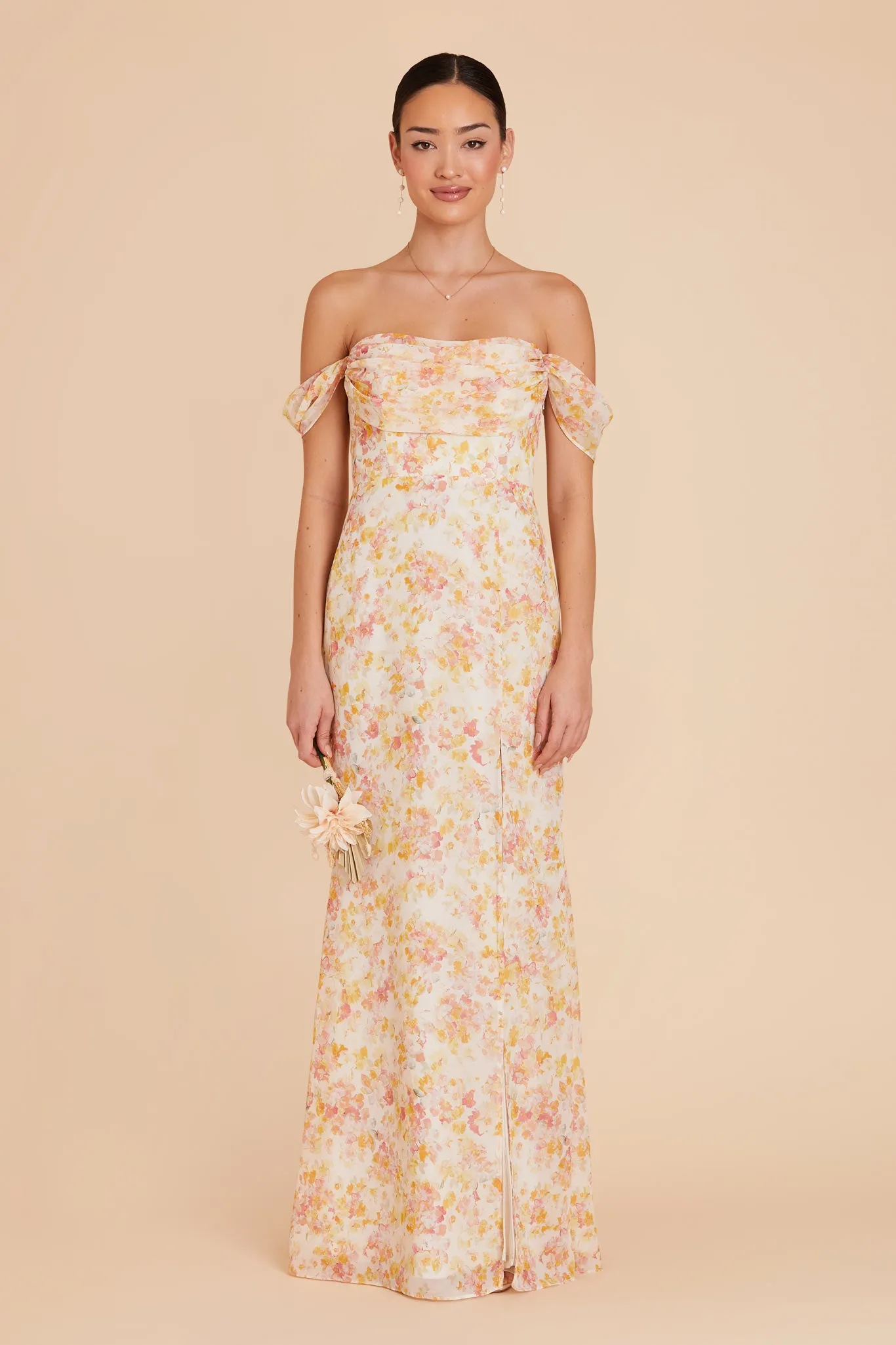 Mira Chiffon Dress - Pressed Floral sold by Birdy Grey product image thumbnail 4