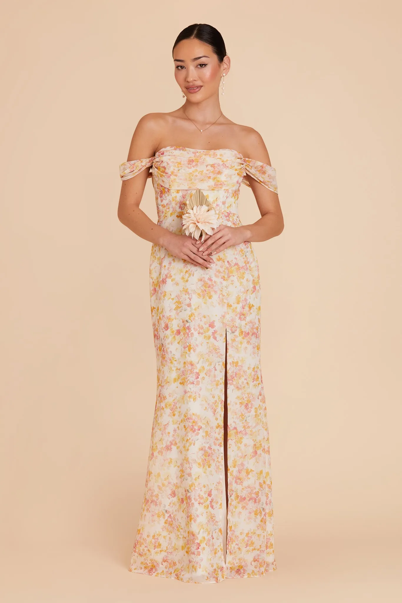 Mira Chiffon Dress - Pressed Floral sold by Birdy Grey