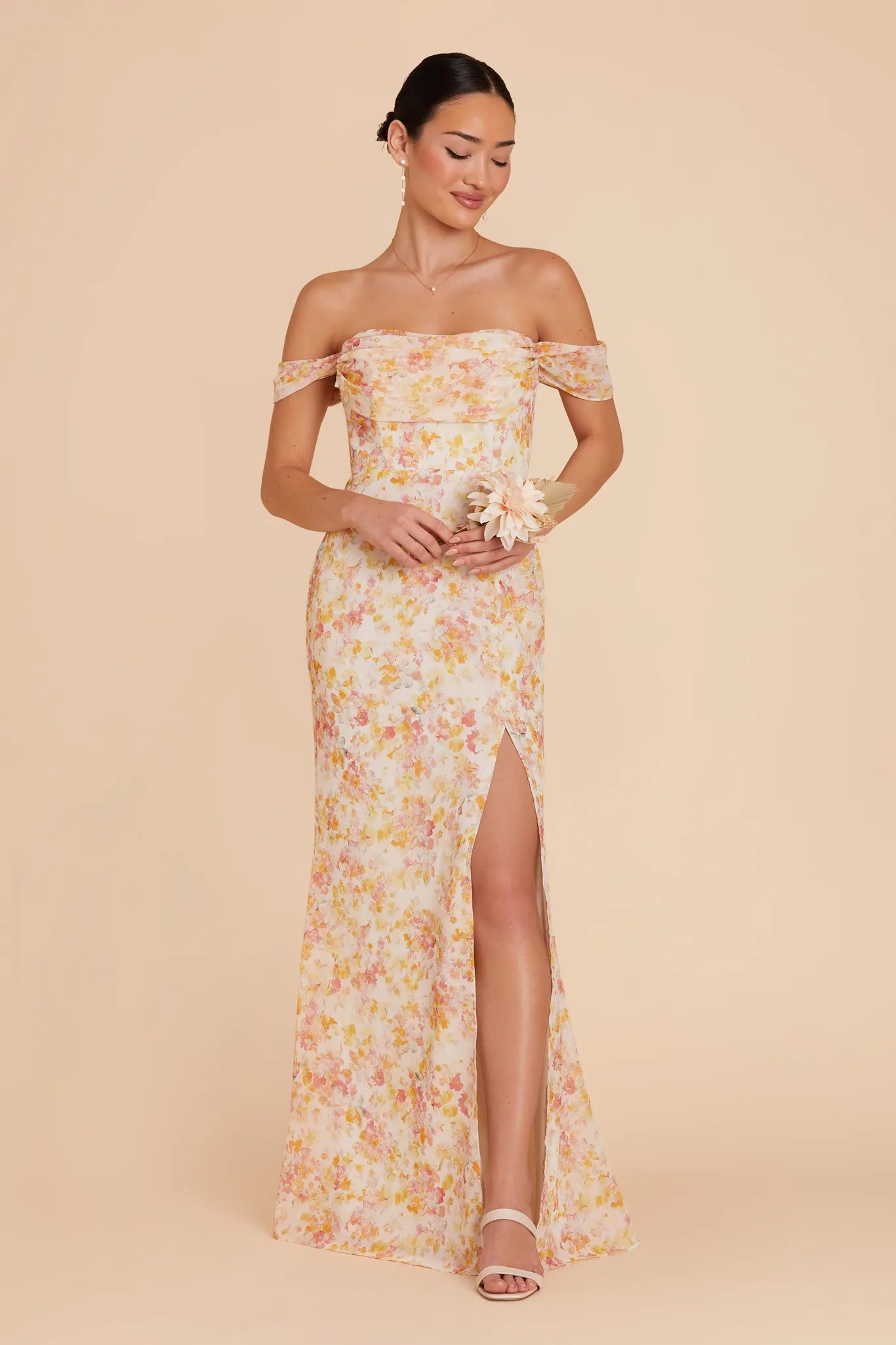 Mira Chiffon Dress - Pressed Floral sold by Birdy Grey product image thumbnail 5