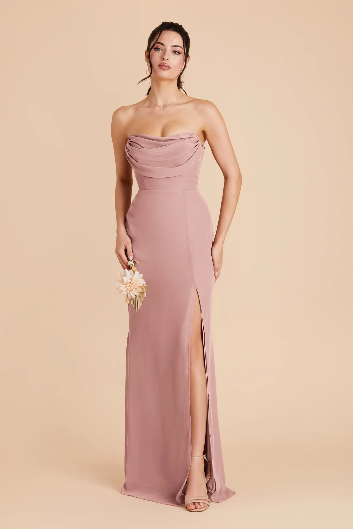 Mira Chiffon Dress - English Rose sold by Birdy Grey product image thumbnail 5