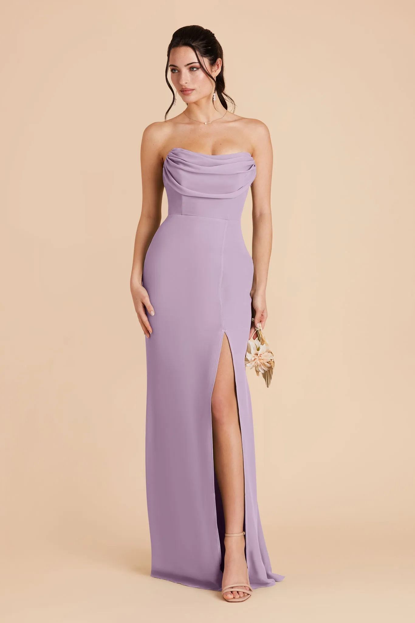 Mira Chiffon Dress - Lavender sold by Birdy Grey product image thumbnail 4