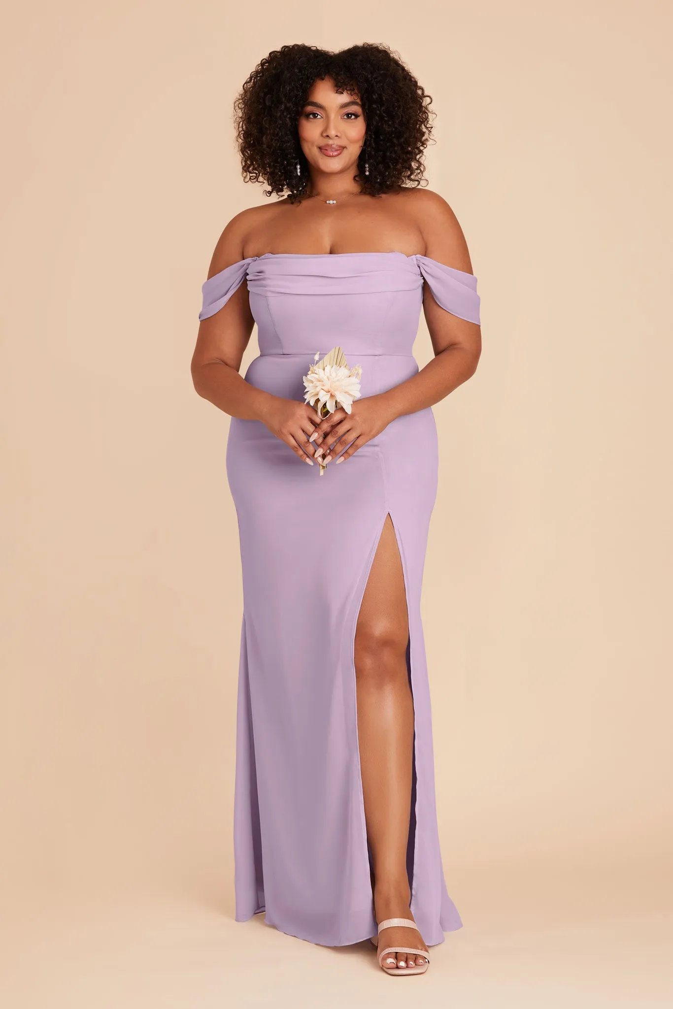 Mira Chiffon Dress - Lavender sold by Birdy Grey product image thumbnail 2