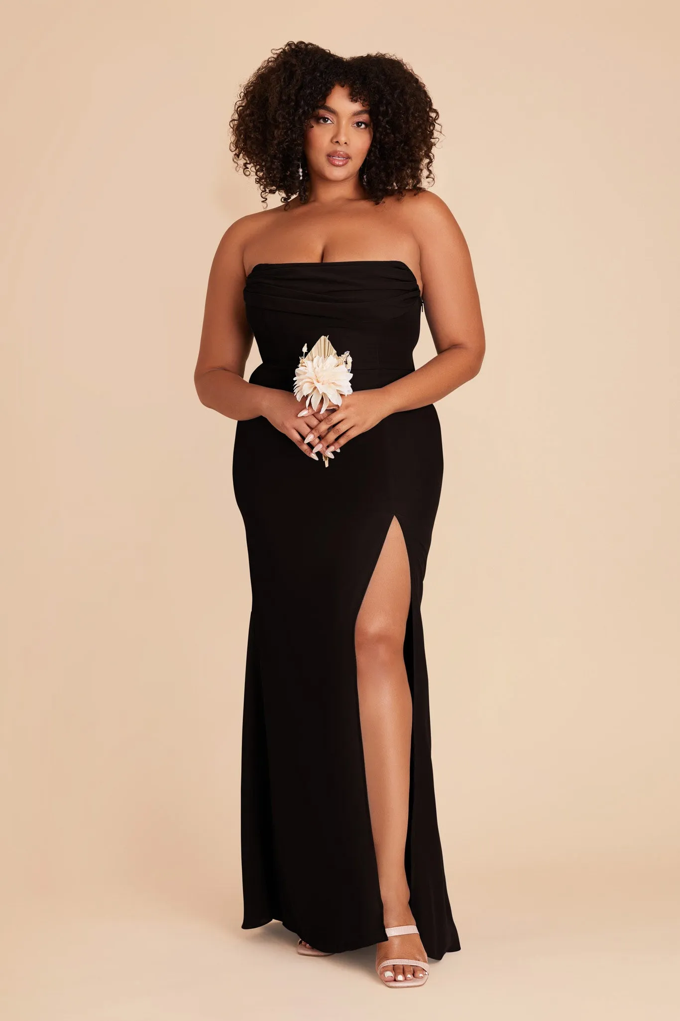 Mira Chiffon Dress - Black sold by Birdy Grey product image thumbnail 2