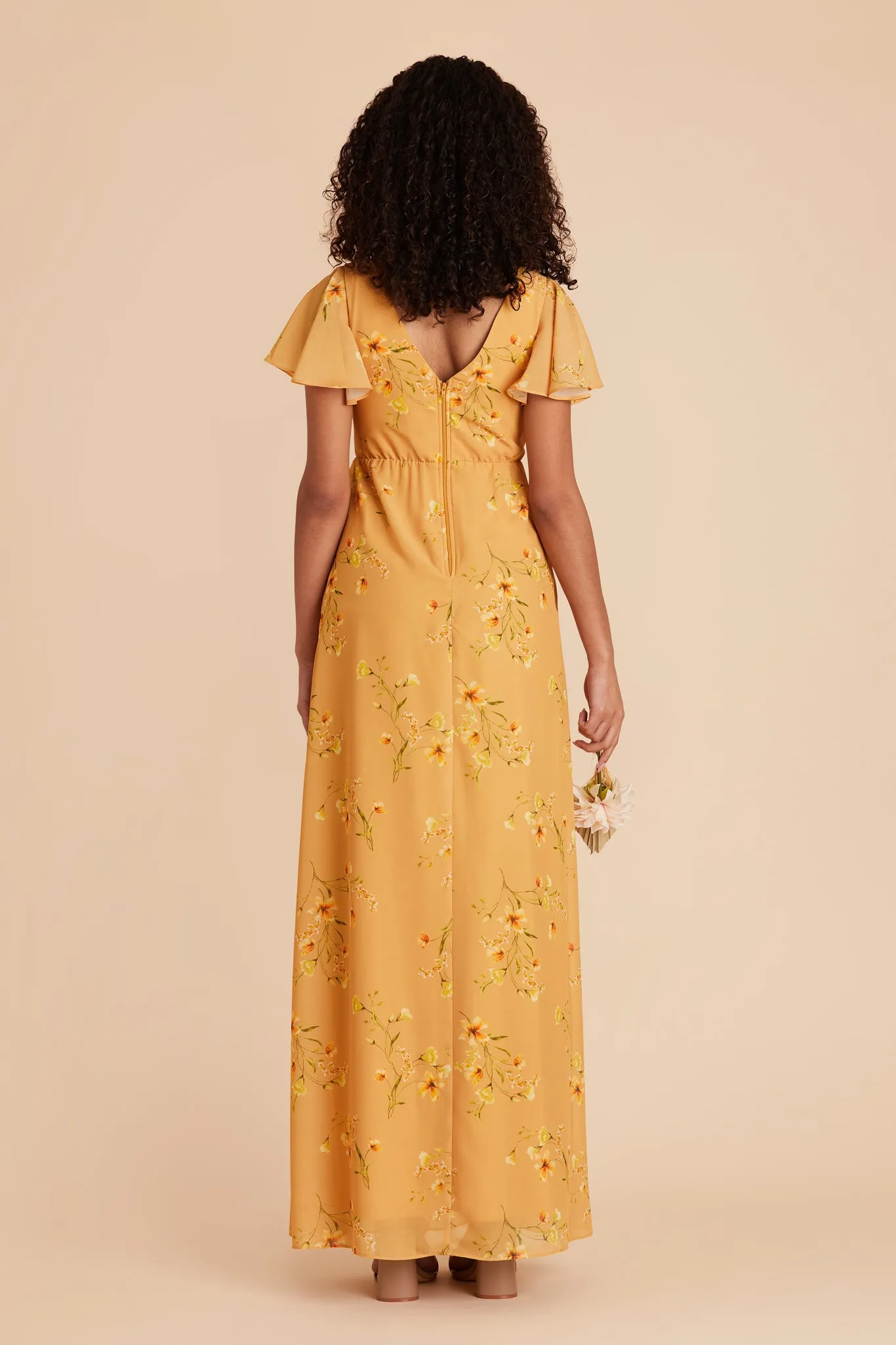 Hannah Chiffon Dress - Marigold Le Fleur sold by Birdy Grey product image thumbnail 5