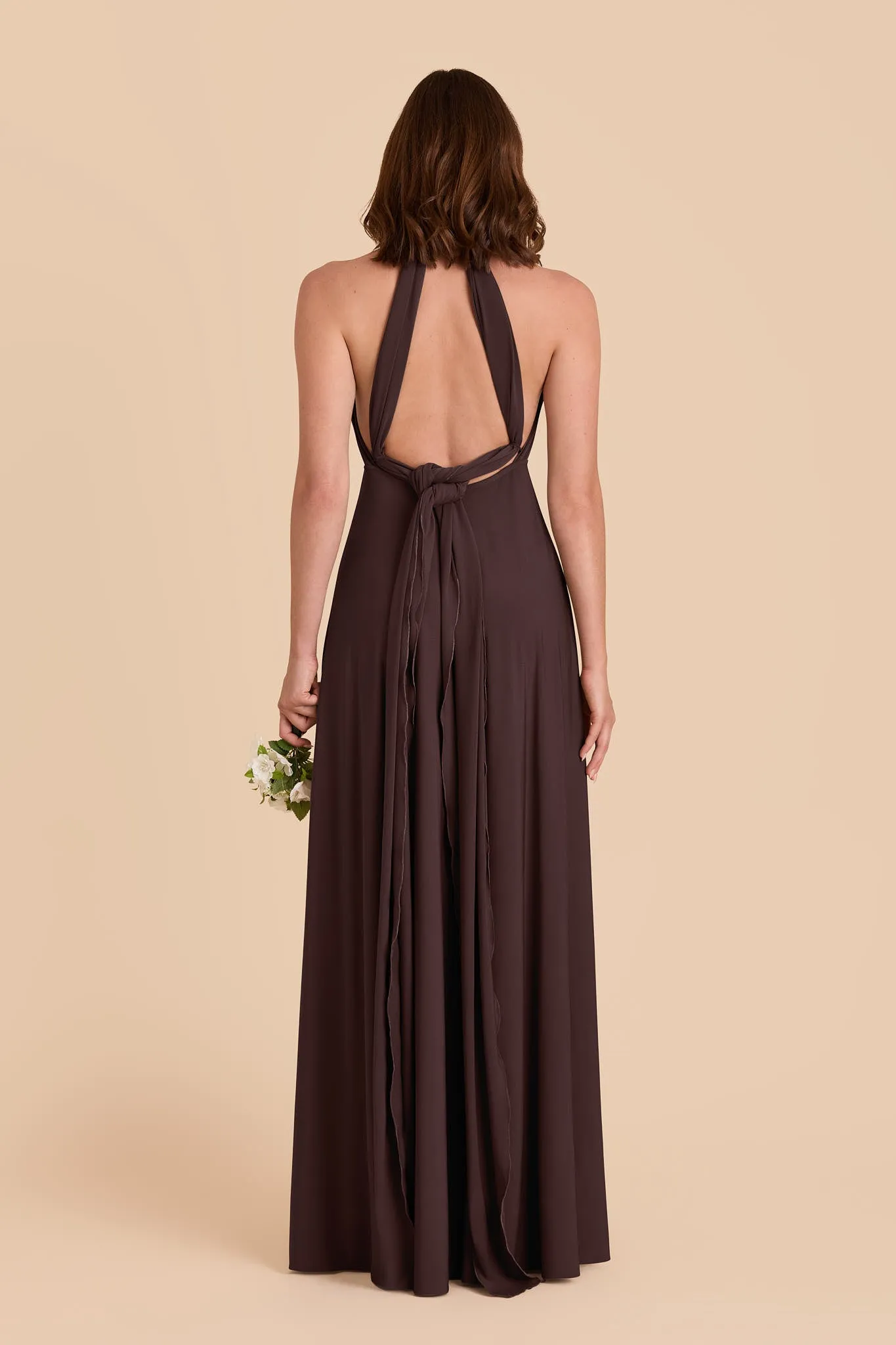 Willow Luxe Knit Dress - Espresso sold by Birdy Grey product image thumbnail 4