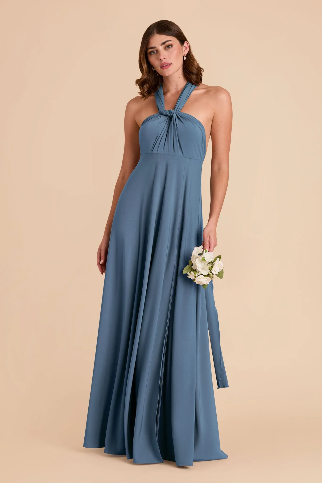 Willow Luxe Knit Dress - French Blue sold by Birdy Grey product image thumbnail 3