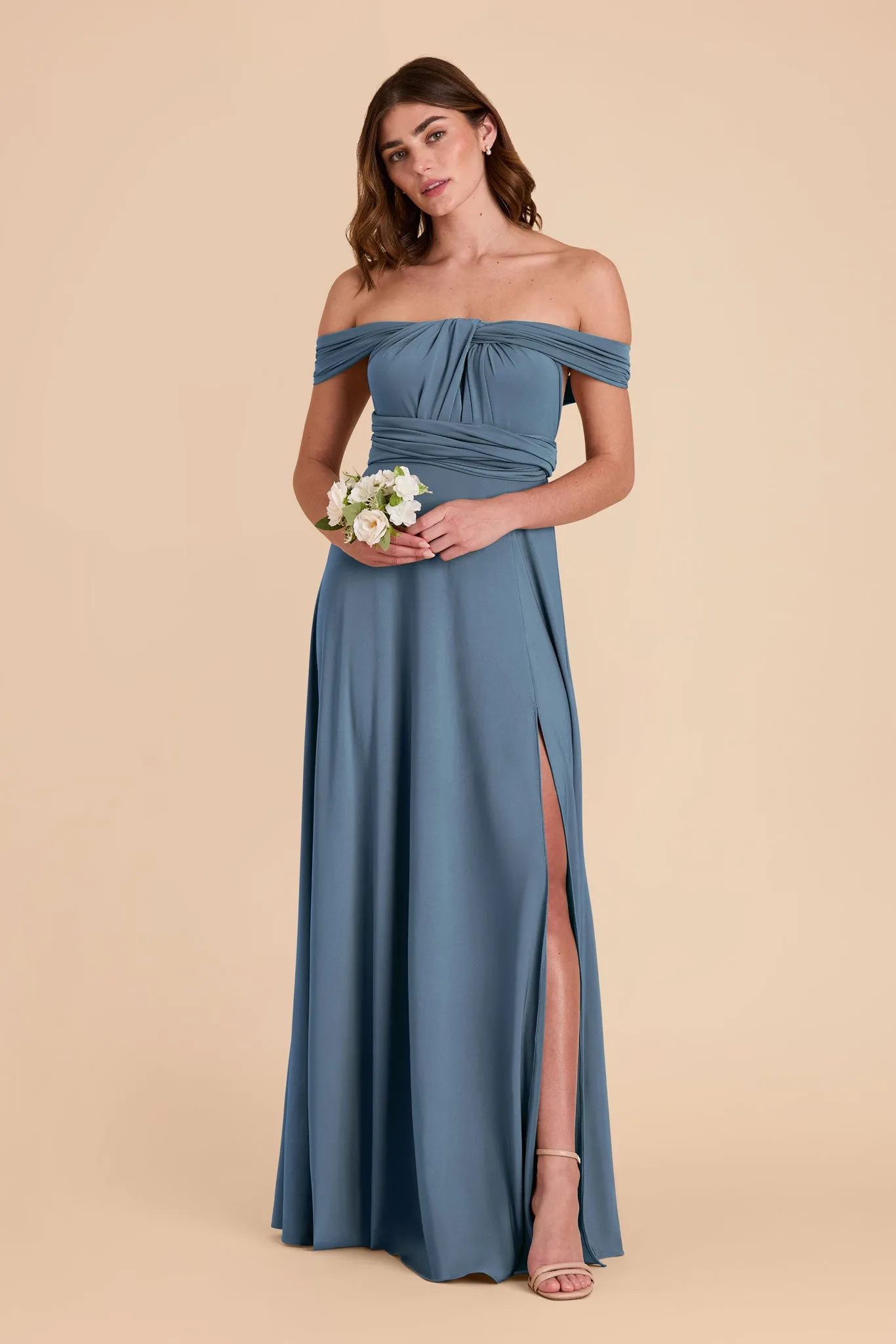 Willow Luxe Knit Dress - French Blue sold by Birdy Grey product image thumbnail 5