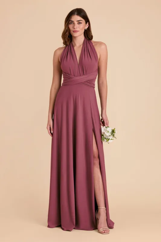 Willow Luxe Knit Dress - Rosewood sold by Birdy Grey