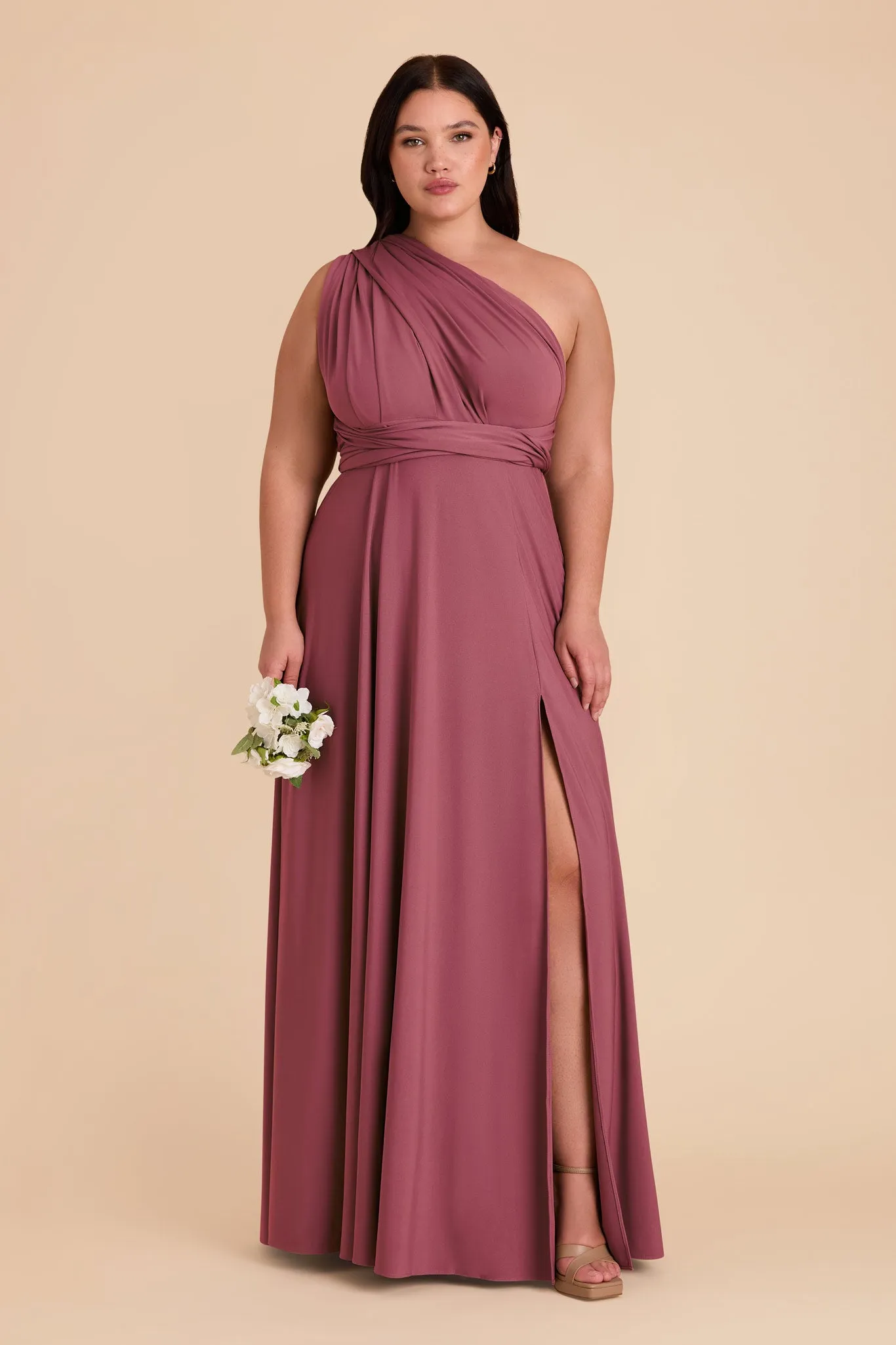 Willow Luxe Knit Dress - Rosewood sold by Birdy Grey product image thumbnail 2