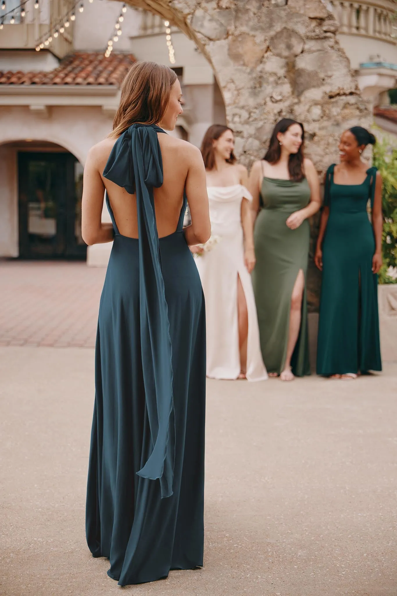 Willow Luxe Knit Dress - Dark Teal sold by Birdy Grey product image thumbnail 3