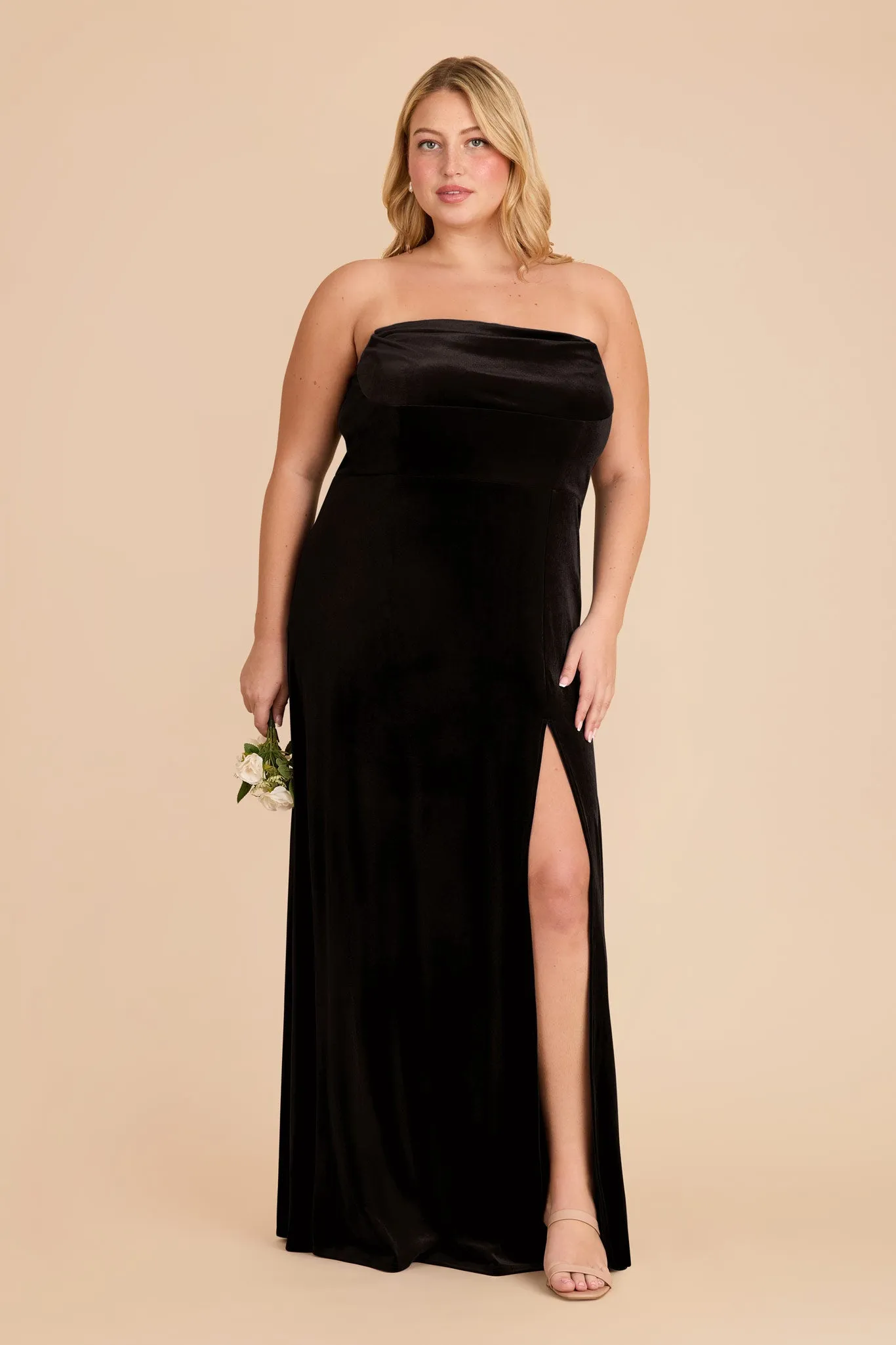 Mia Velvet Dress - Black sold by Birdy Grey product image thumbnail 2