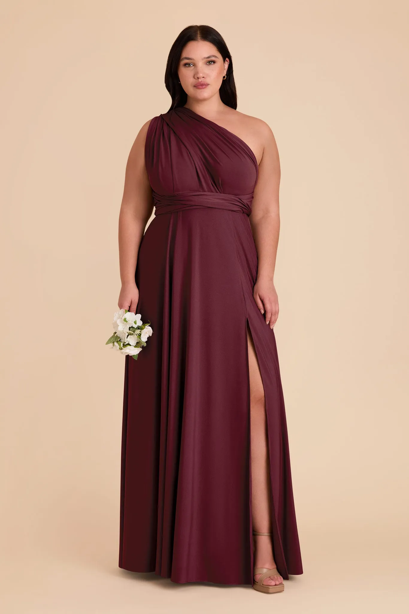 Willow Luxe Knit Dress - Cabernet sold by Birdy Grey product image thumbnail 2