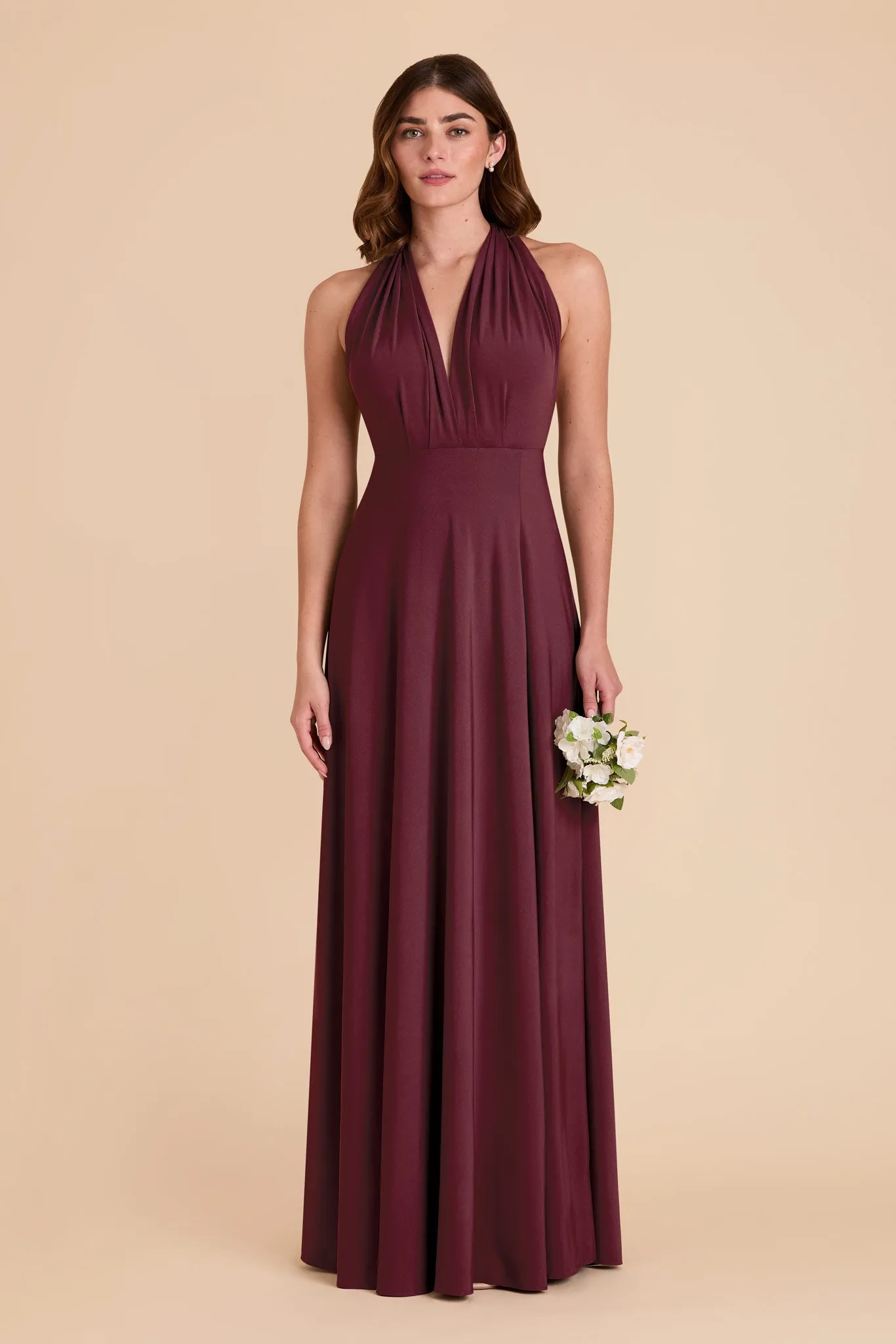 Willow Luxe Knit Dress - Cabernet sold by Birdy Grey product image thumbnail 5