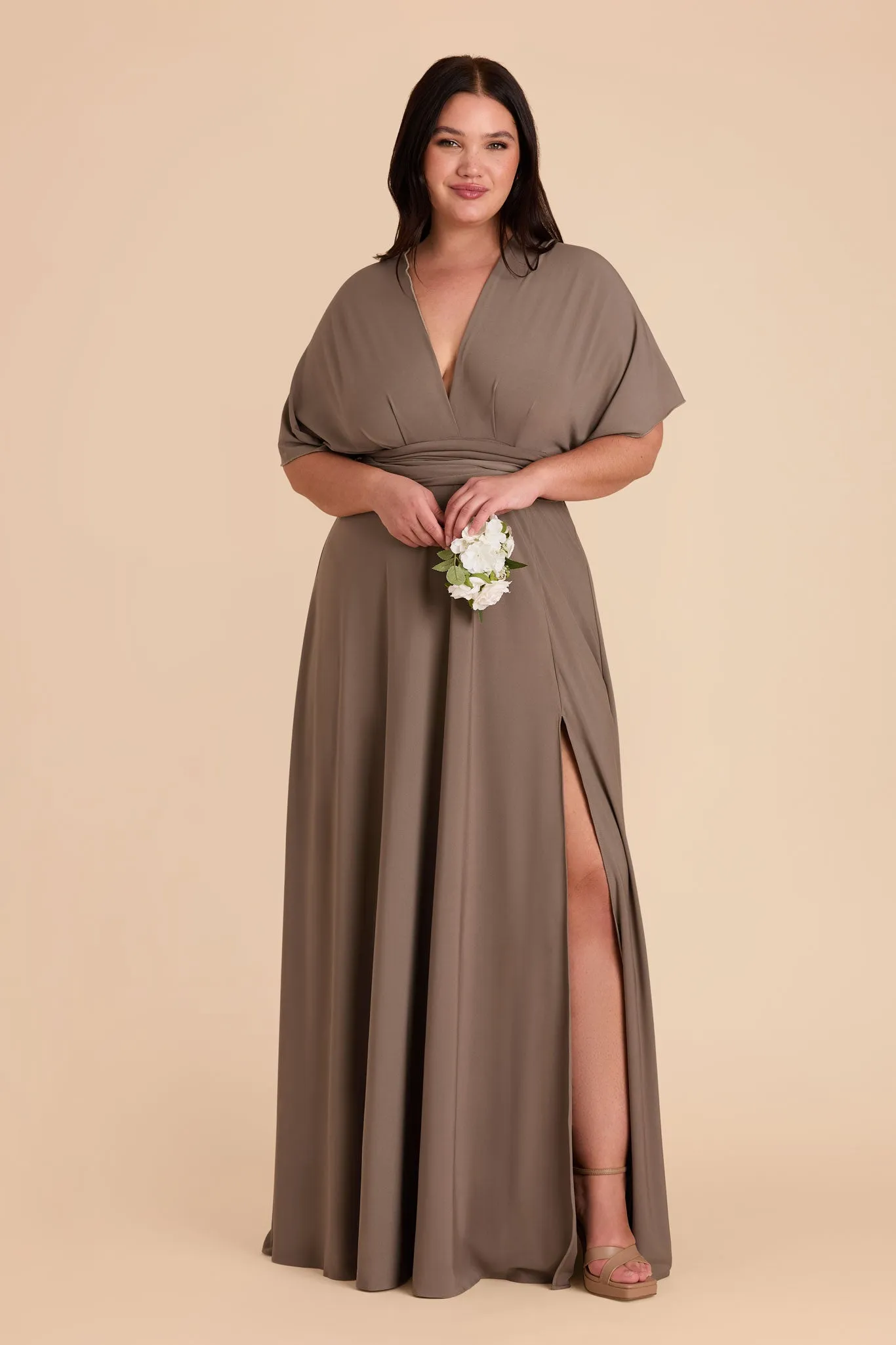 Willow Luxe Knit Dress - Mocha sold by Birdy Grey product image thumbnail 3