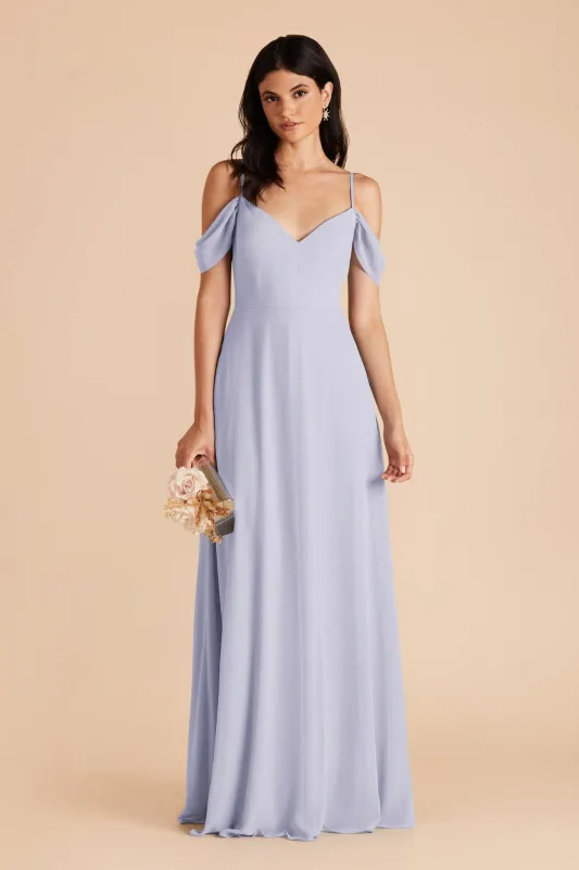 Devin Chiffon Dress - Periwinkle Blue sold by Birdy Grey