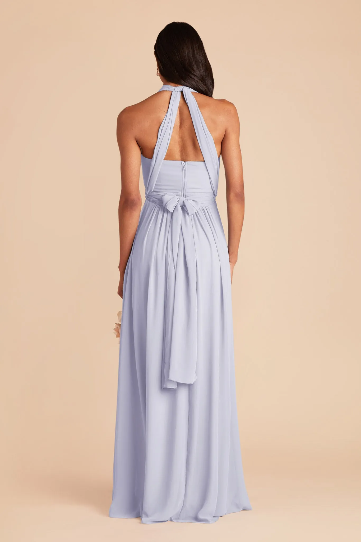 Grace Chiffon Dress - Periwinkle Blue sold by Birdy Grey product image thumbnail 3