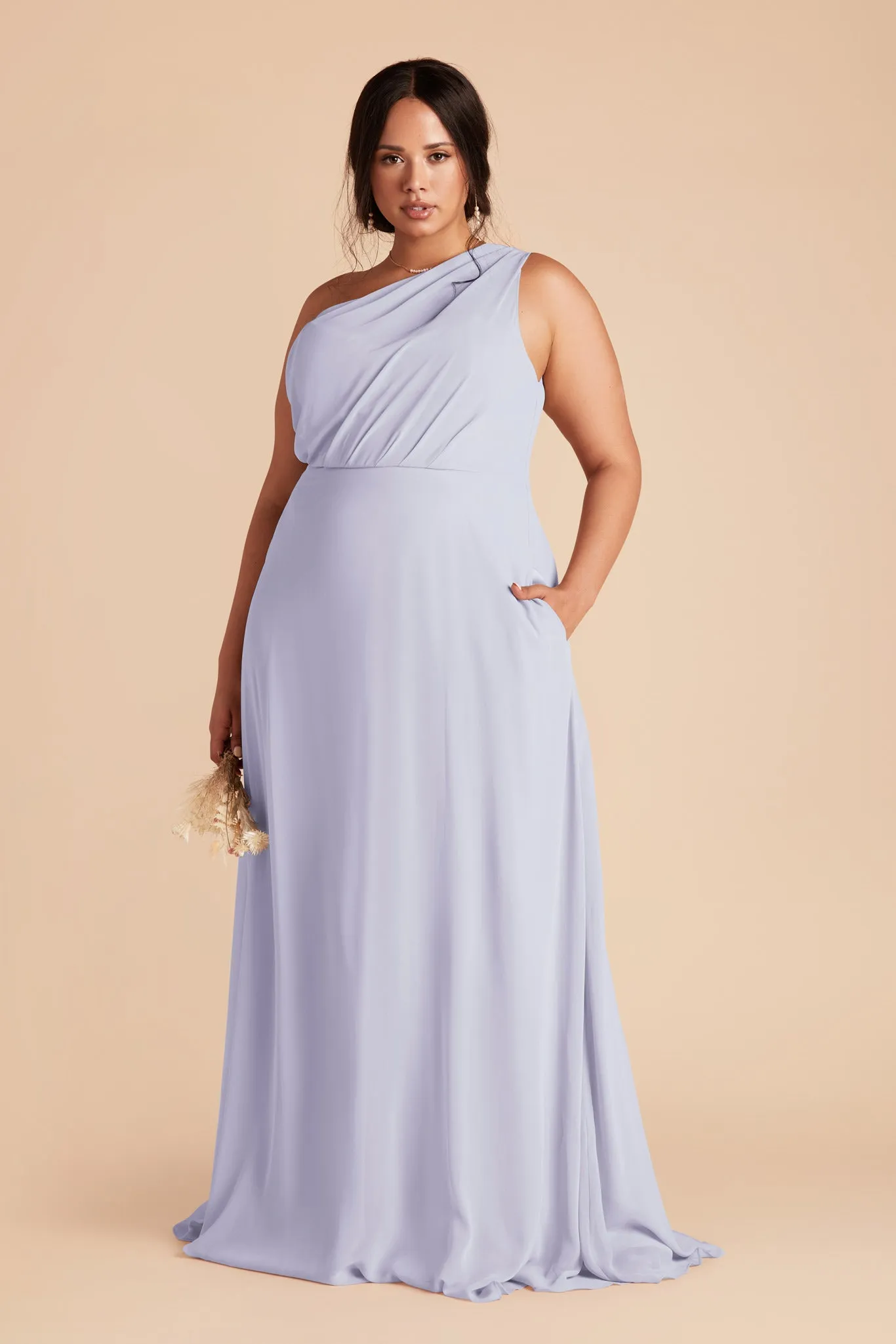 Kira Chiffon Dress - Periwinkle Blue sold by Birdy Grey product image thumbnail 2