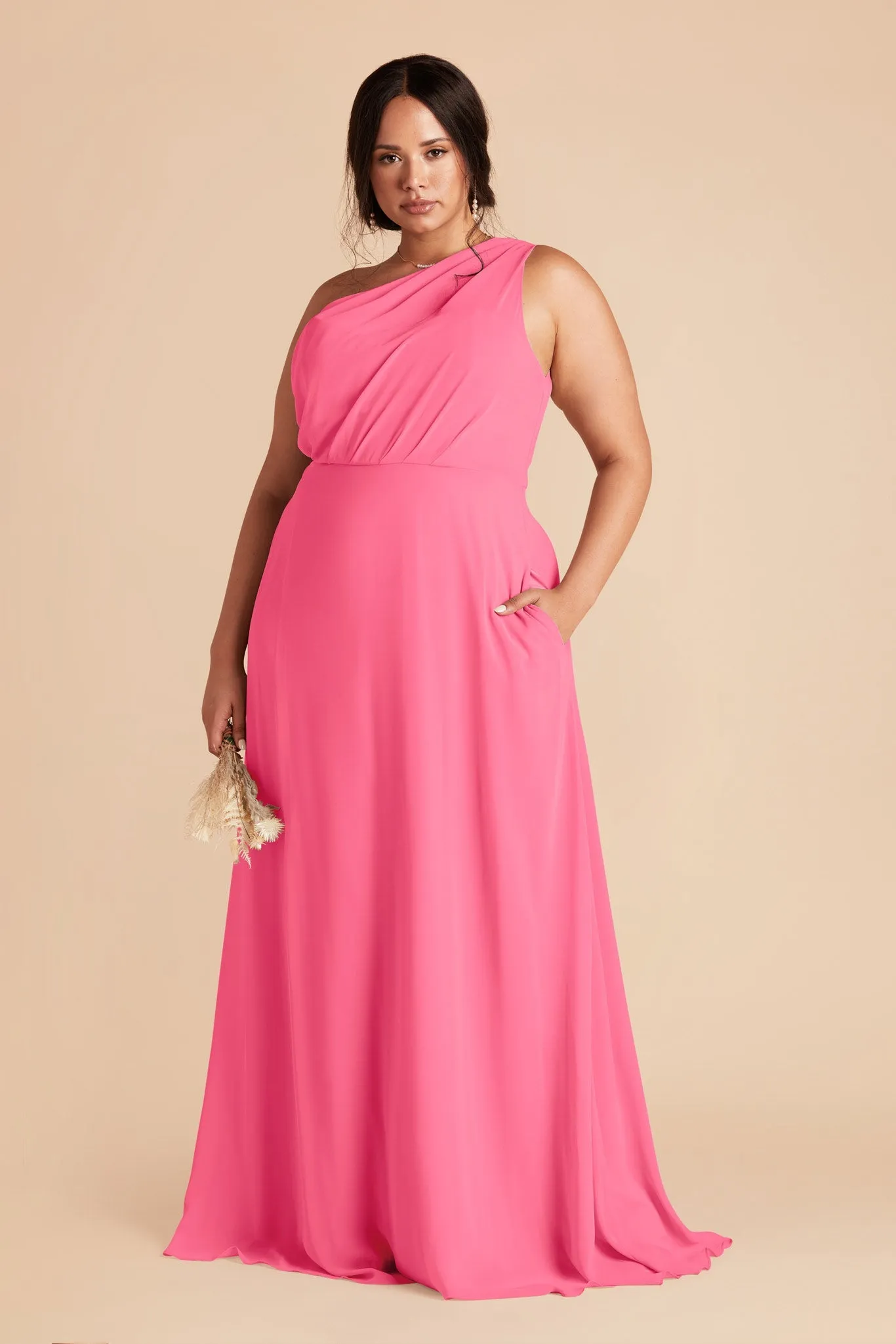 Kira Chiffon Dress - Bon Bon Pink sold by Birdy Grey product image thumbnail 2