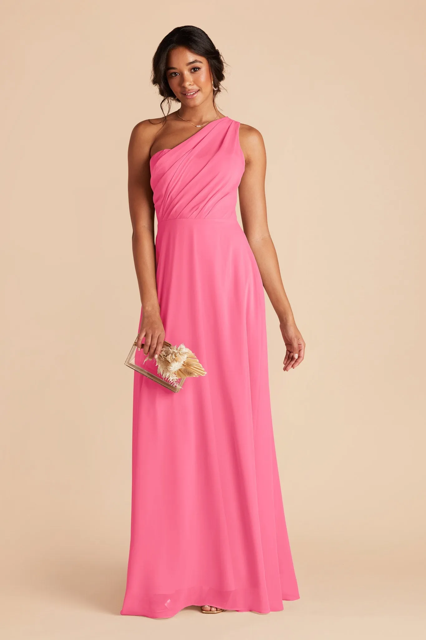 Kira Chiffon Dress - Bon Bon Pink sold by Birdy Grey product image thumbnail 4