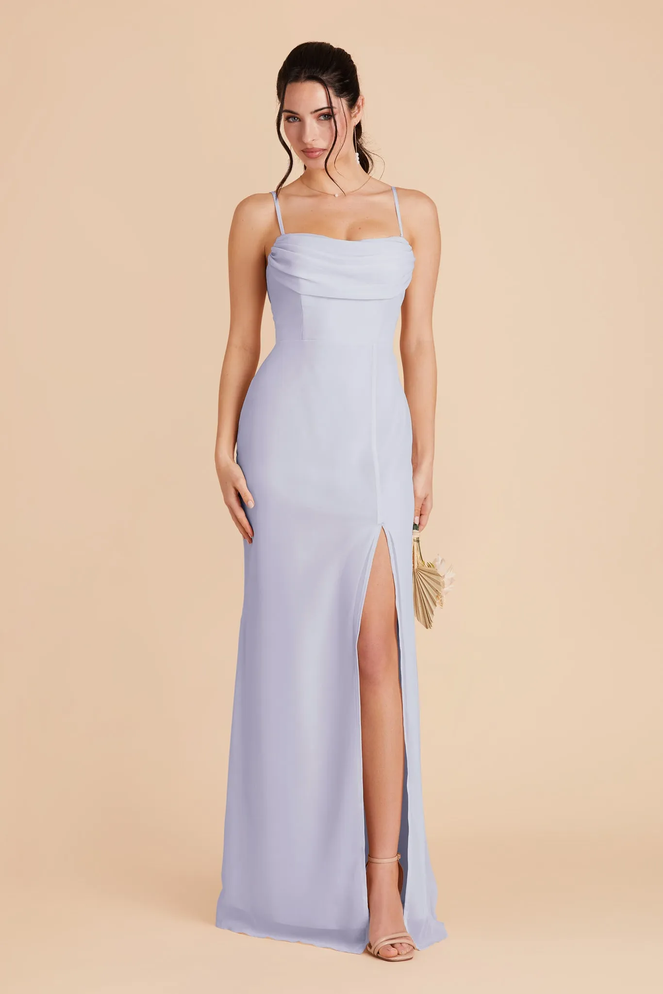 Mira Chiffon Dress - Periwinkle Blue sold by Birdy Grey product image thumbnail 3