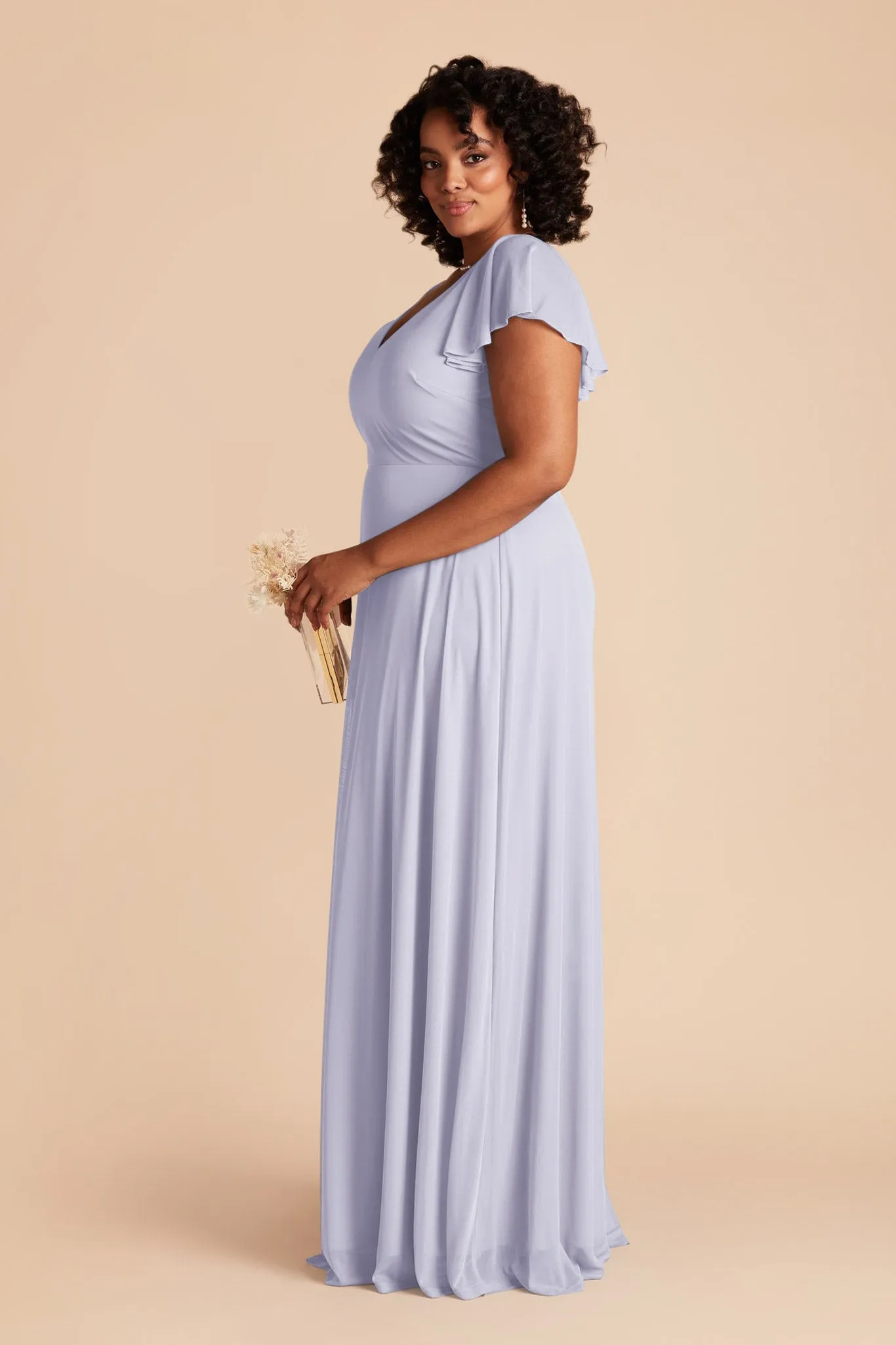 Hannah Chiffon Dress - Periwinkle Blue sold by Birdy Grey product image thumbnail 5