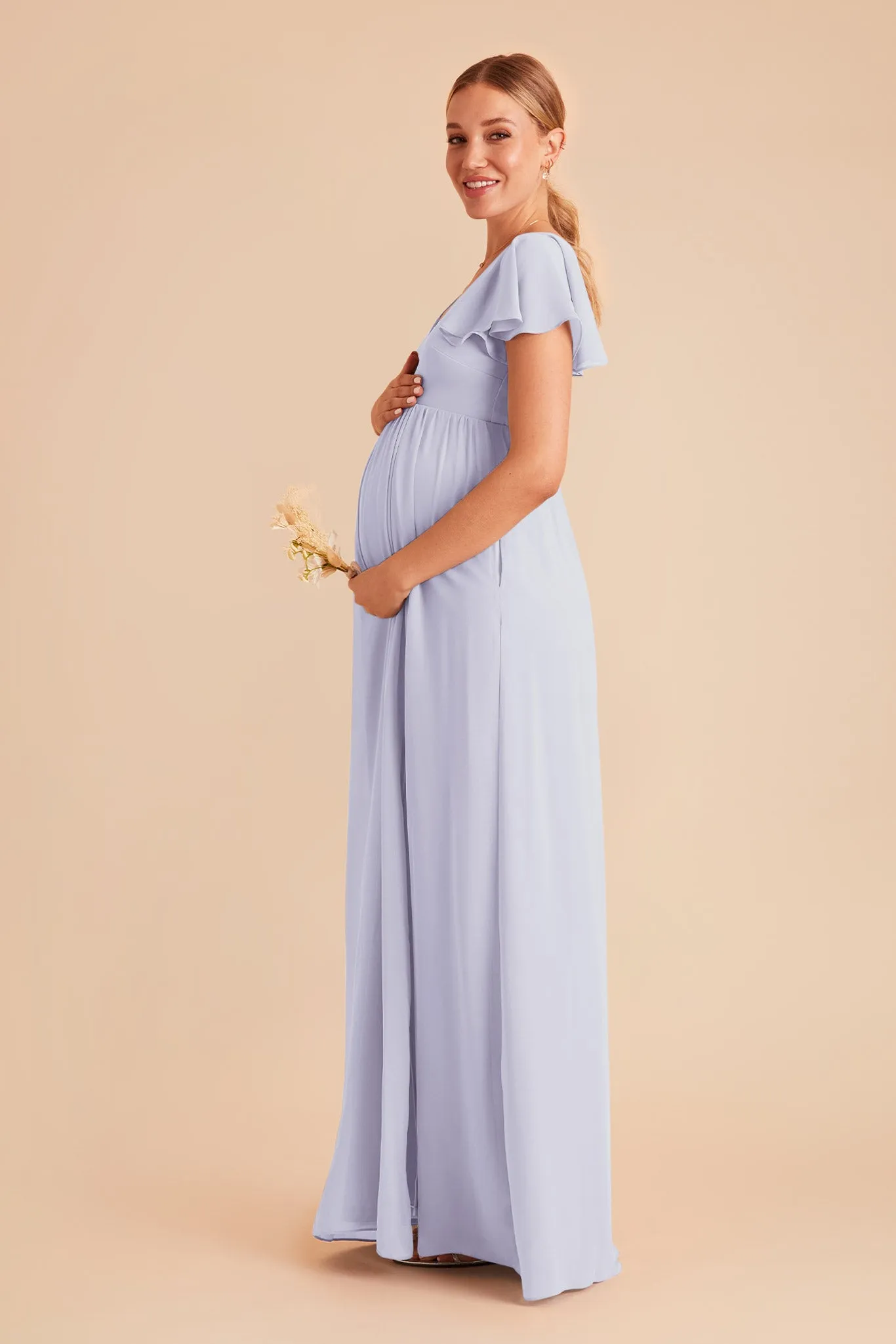 Hannah Chiffon Dress - Periwinkle Blue sold by Birdy Grey product image thumbnail 2