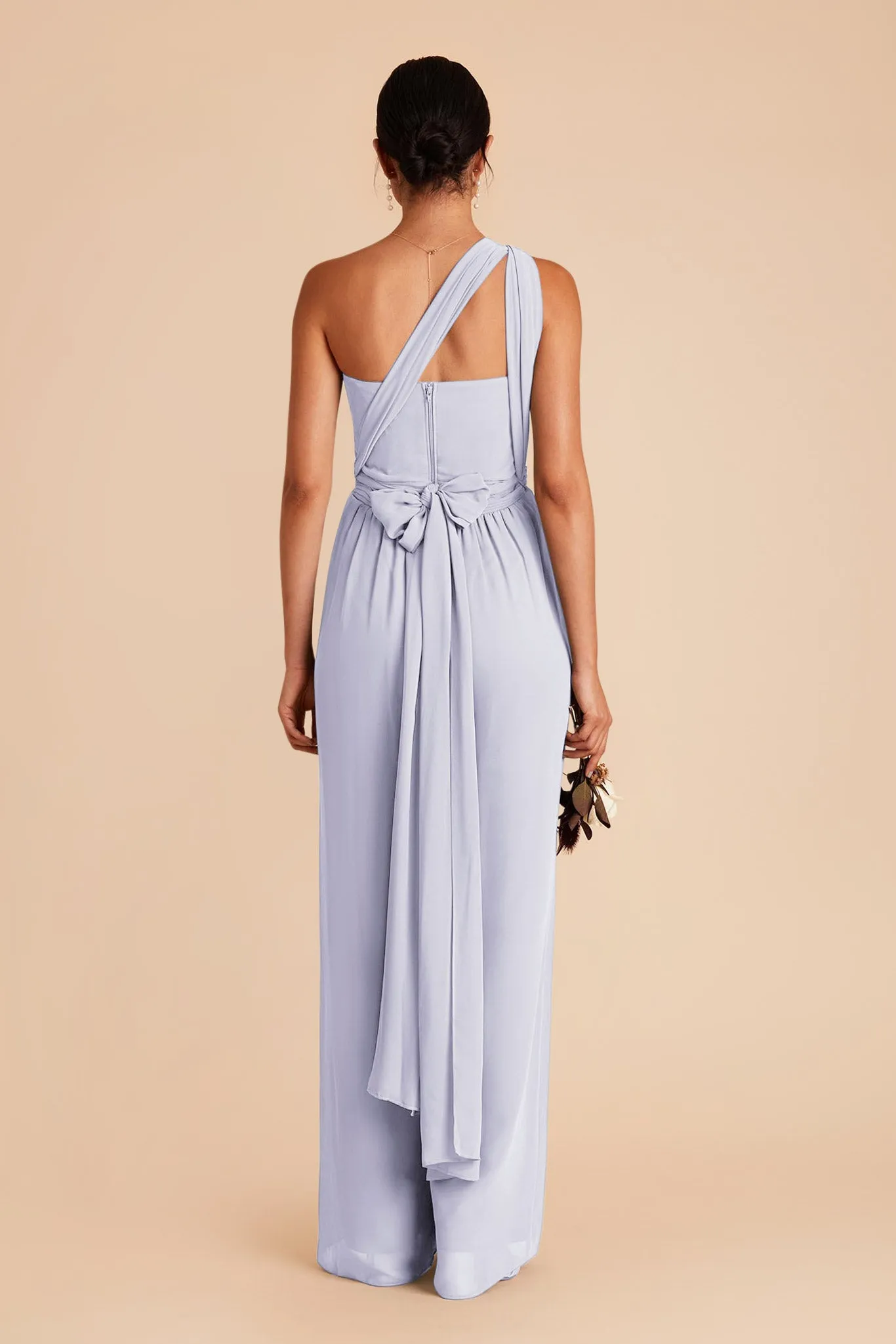 Gigi Chiffon Jumpsuit - Periwinkle Blue sold by Birdy Grey product image thumbnail 5