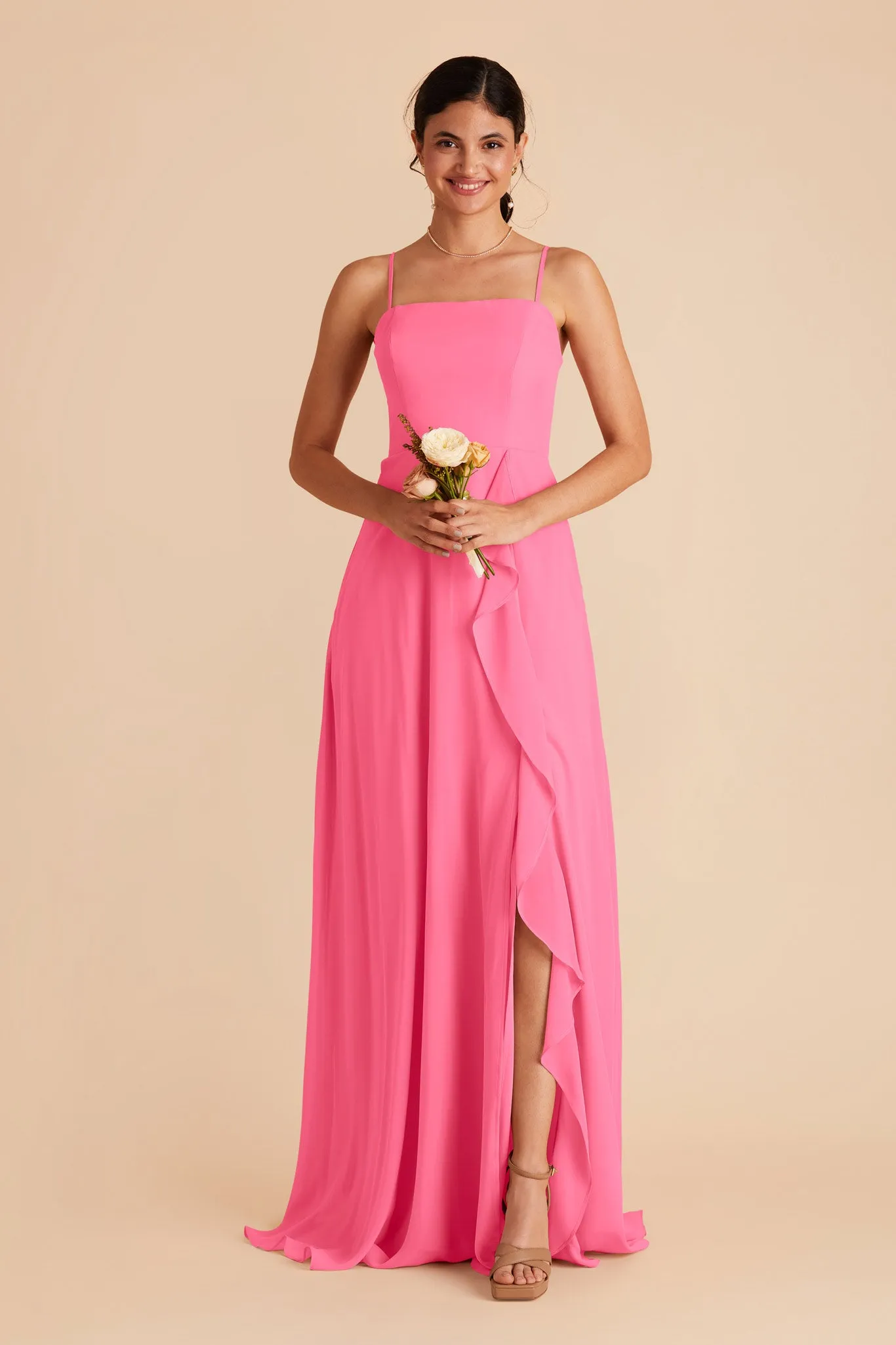 Winnie Chiffon Dress - Bon Bon Pink sold by Birdy Grey product image thumbnail 3