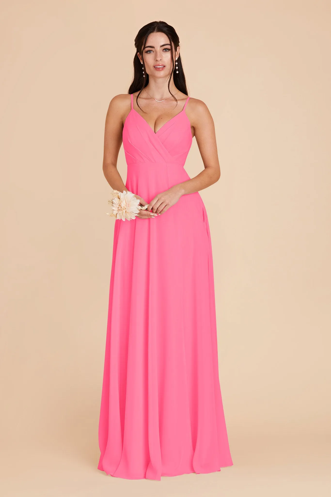 Kaia Chiffon Dress - Bon Bon Pink sold by Birdy Grey product image thumbnail 3