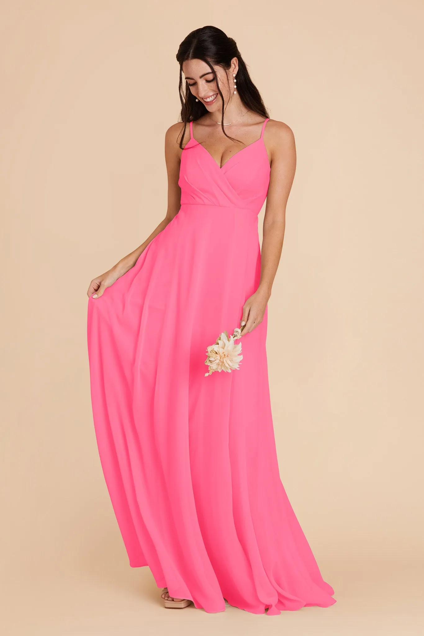 Kaia Chiffon Dress - Bon Bon Pink sold by Birdy Grey product image thumbnail 4